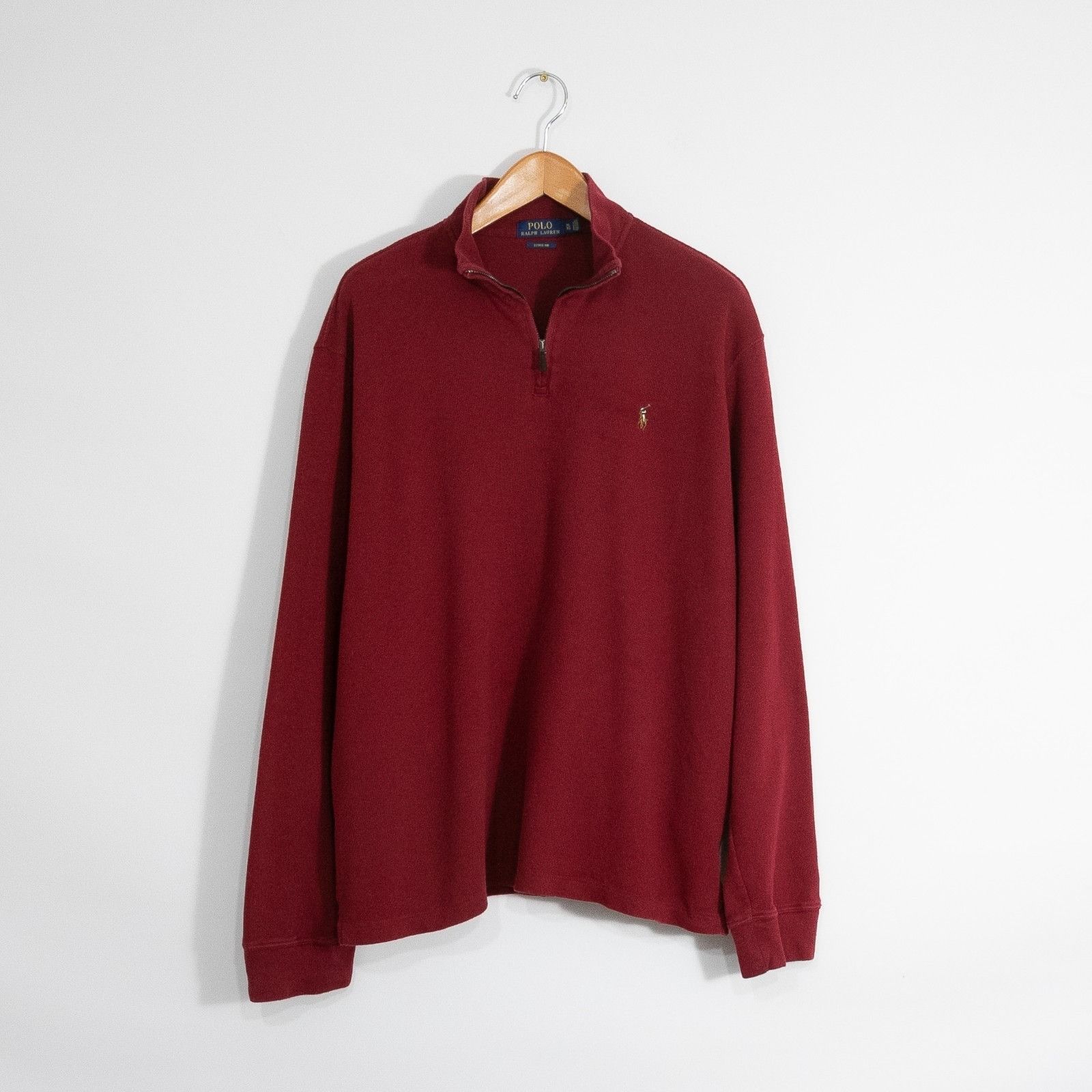 Polo Ralph Lauren Polo Ralph Lauren Estate Rib Quarter Zip Sweater Mens XL Size US XL / EU 56 / 4 - 1 Thumbnail