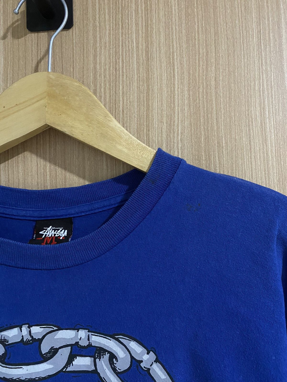 Stussy 2000s stussy x chain gang longsleeve rare collection Size US M / EU 48-50 / 2 - 6 Thumbnail