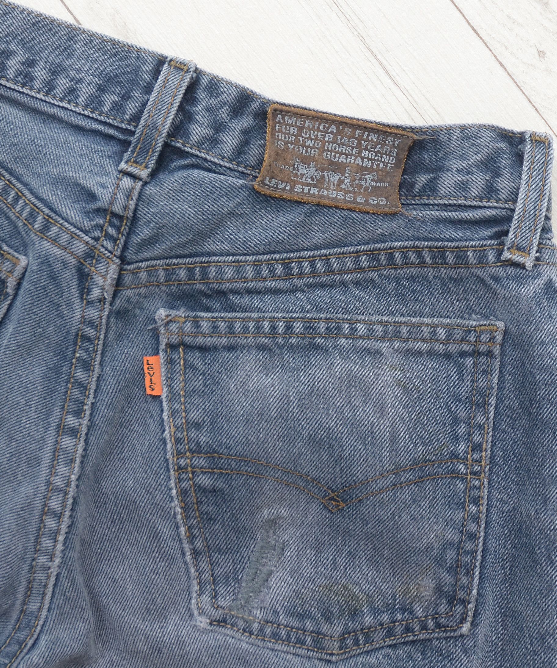Levi's × Levi's Vintage Clothing × Vintage Vintage Levi’s Levis style 412 FIT Guide orange tab Rare Size US 30 / EU 46 - 10 Thumbnail