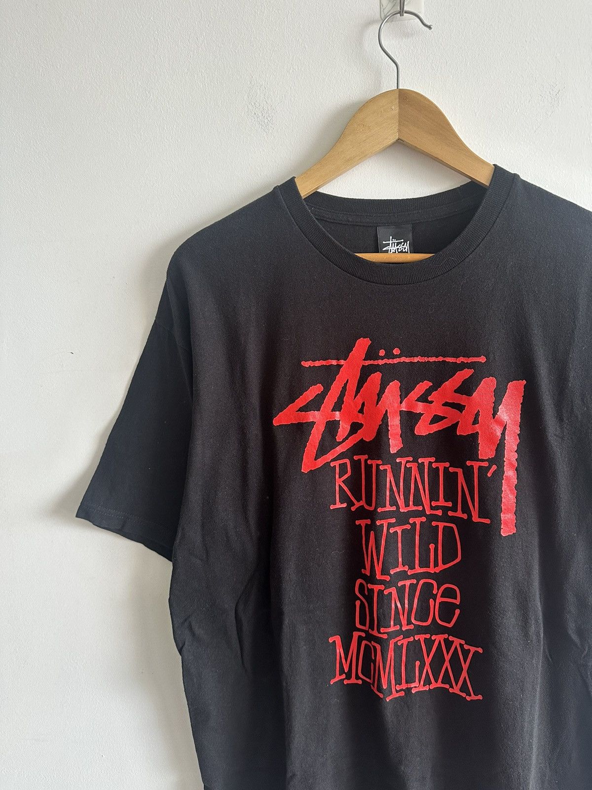 Stussy × Vintage Vintage Stussy Runnin Wild Streetwear USA RARE LARGE Size US L / EU 52-54 / 3 - 1 Thumbnail