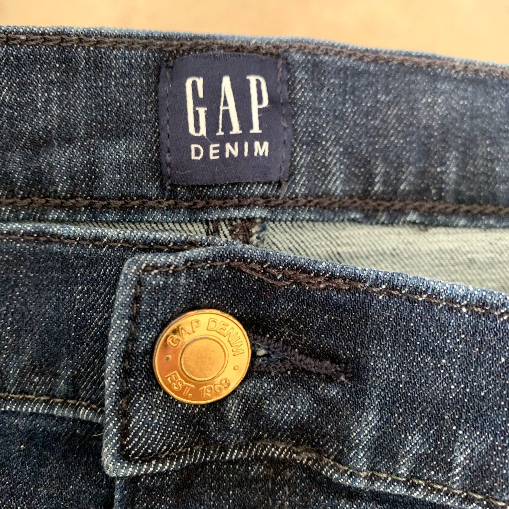 Gap GAP DENIM Jeans Womens 33T Tall TRUE SKINNY Stretch Dark Indigo Size 24" / US 00 / IT 34 - 2 Thumbnail