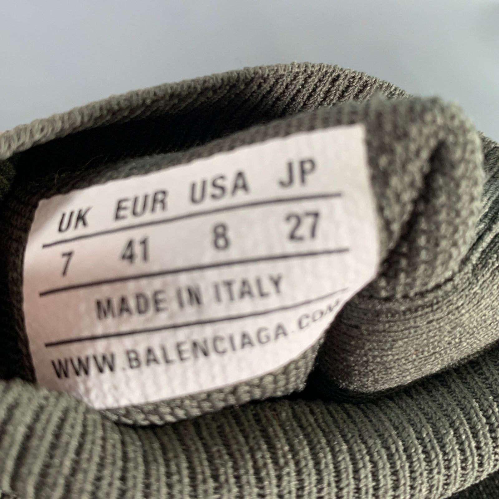 Balenciaga BALENCIAGA Size 8 Olive Speed Sneaker Pull On Size US 8 / EU 41 - 7 Thumbnail
