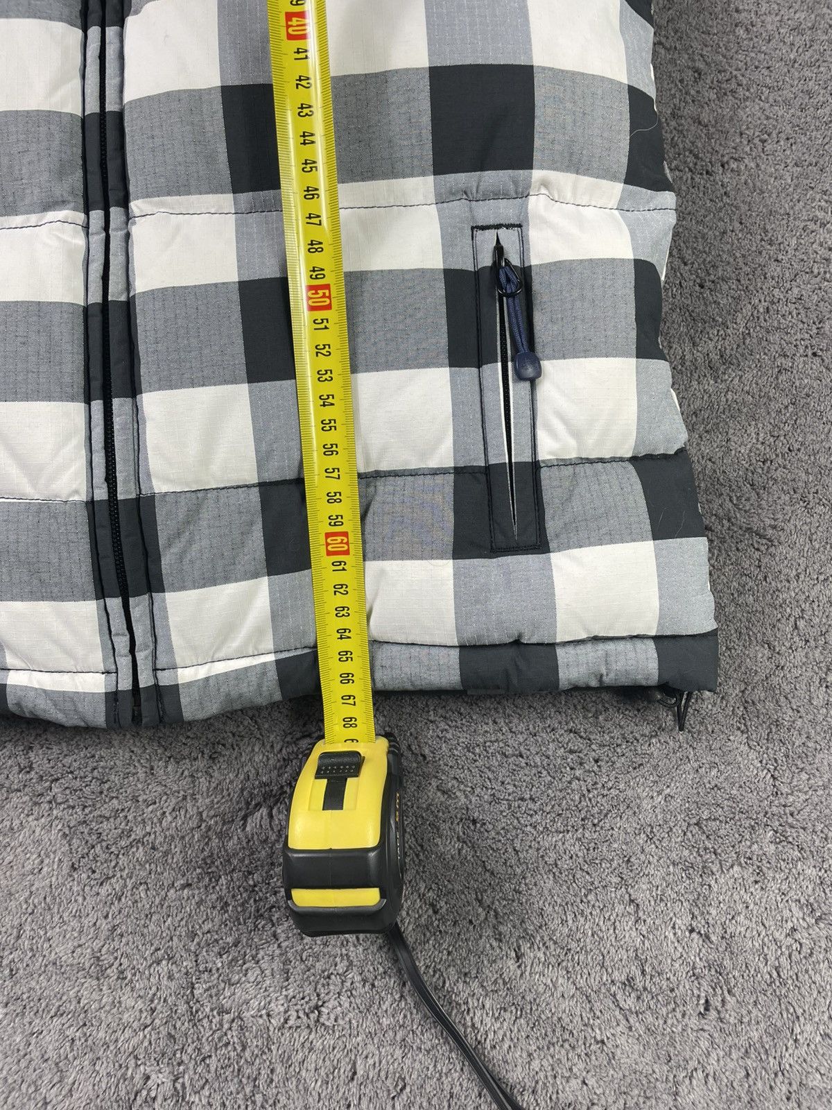 Stussy Stussy Checkered Down Puffer Vest – Size M Size US M / EU 48-50 / 2 - 12 Thumbnail