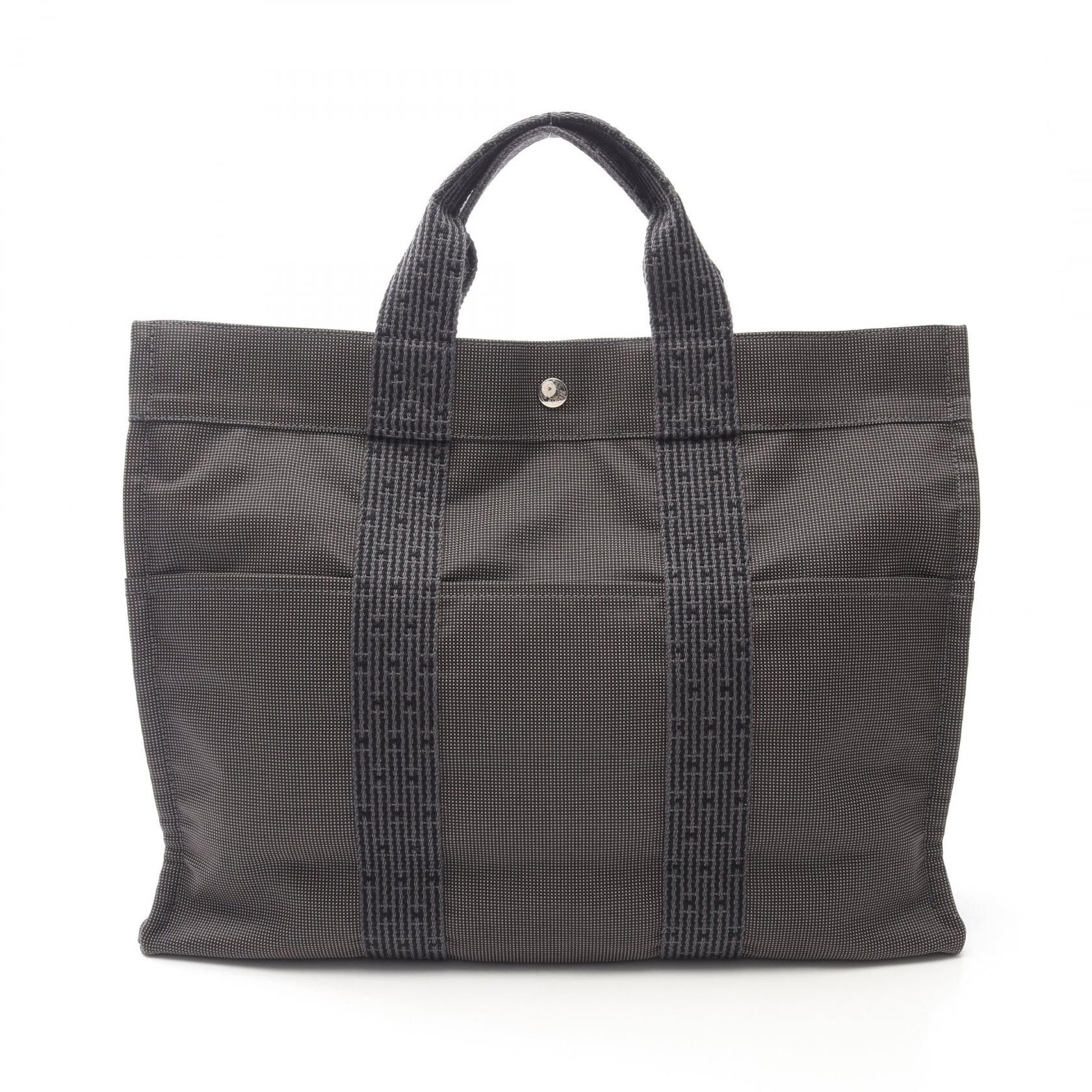 Hermes Hermes Hermes Herline MM Nylon Canvas Tote Bag Canvas Tote Bag Size ONE SIZE - 1 Thumbnail