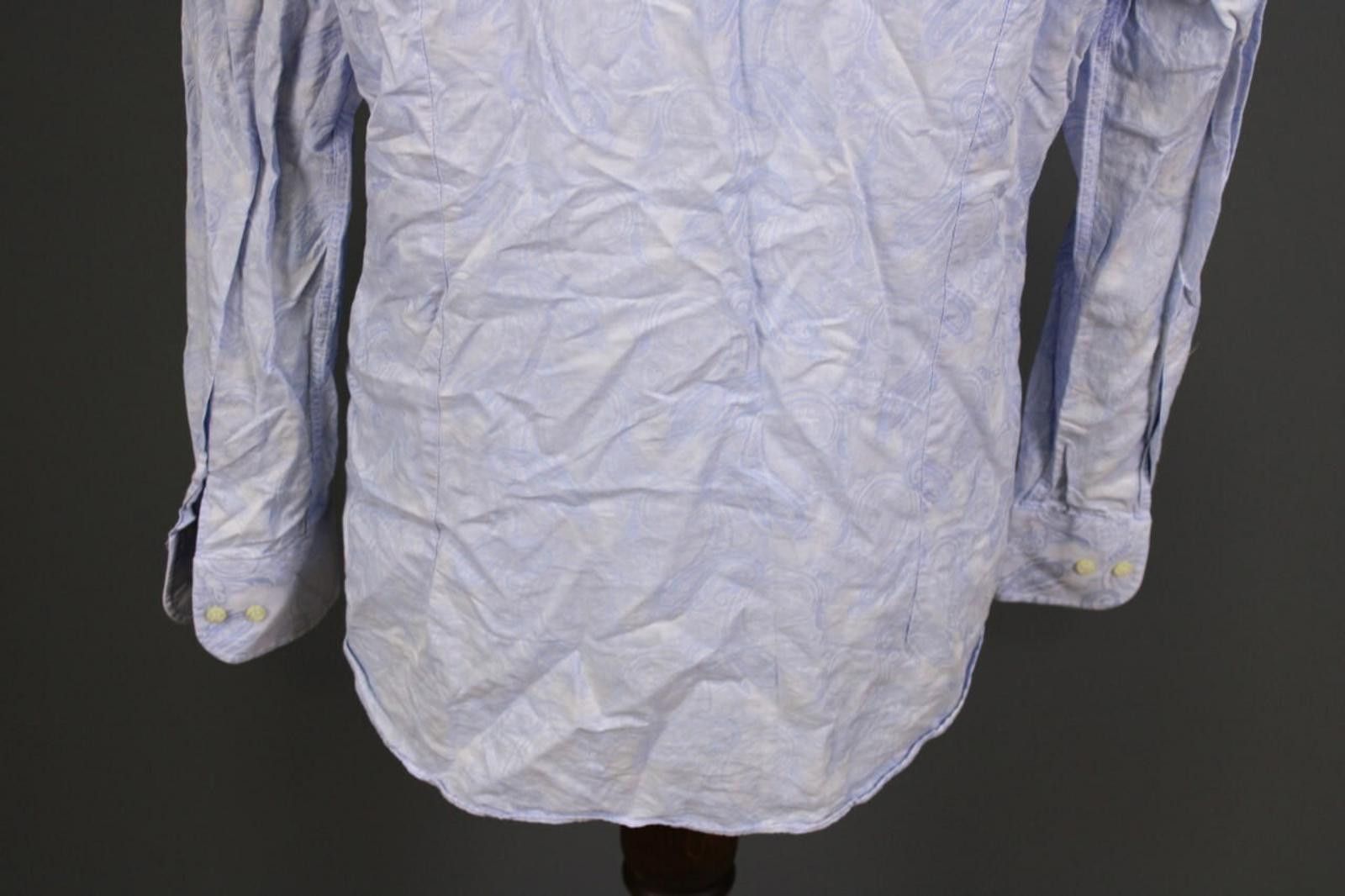 Etro Etro Milano Blue Paisley Button Down Shirt Size 41 Size US M / EU 48-50 / 2 - 10 Thumbnail