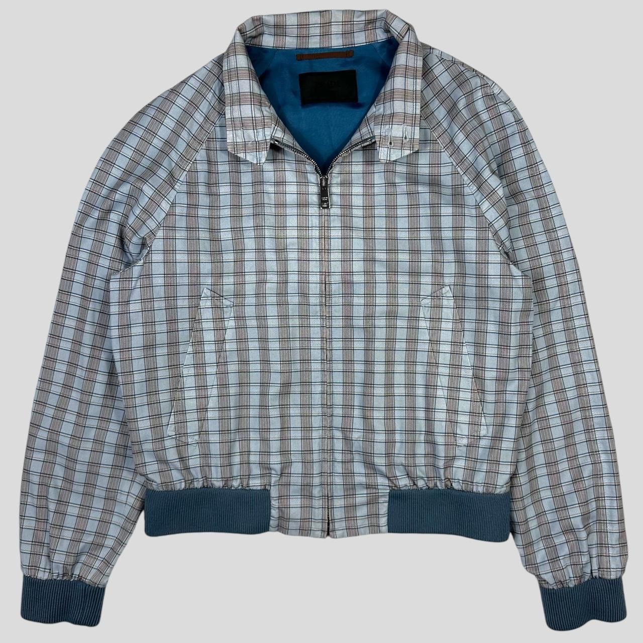 Prada Prada SS17 Lined Cotton Checkered Bomber Jacket - IT46 (S) Size US S / EU 44-46 / 1 - 1 Thumbnail