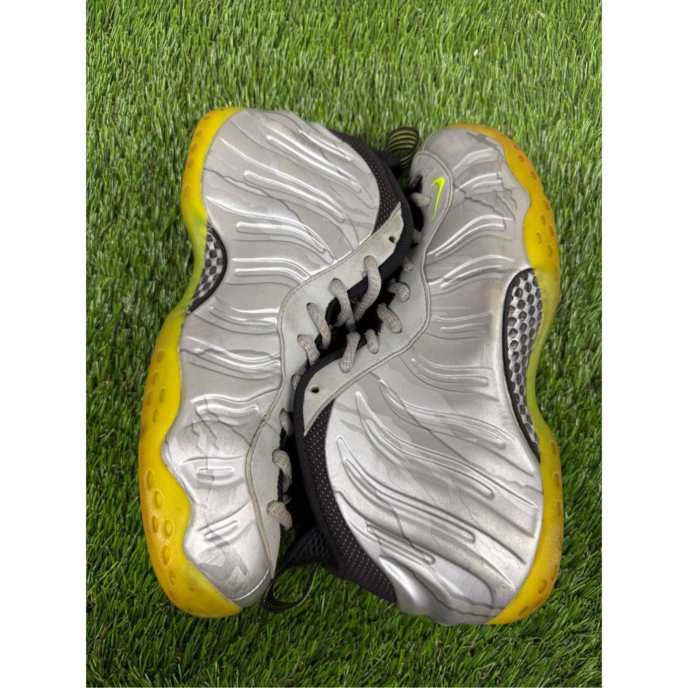 Nike Size 10 Nike Air Foamposite One PRM Metallic Camo Silver Men Size US 10 / EU 43 - 6 Thumbnail