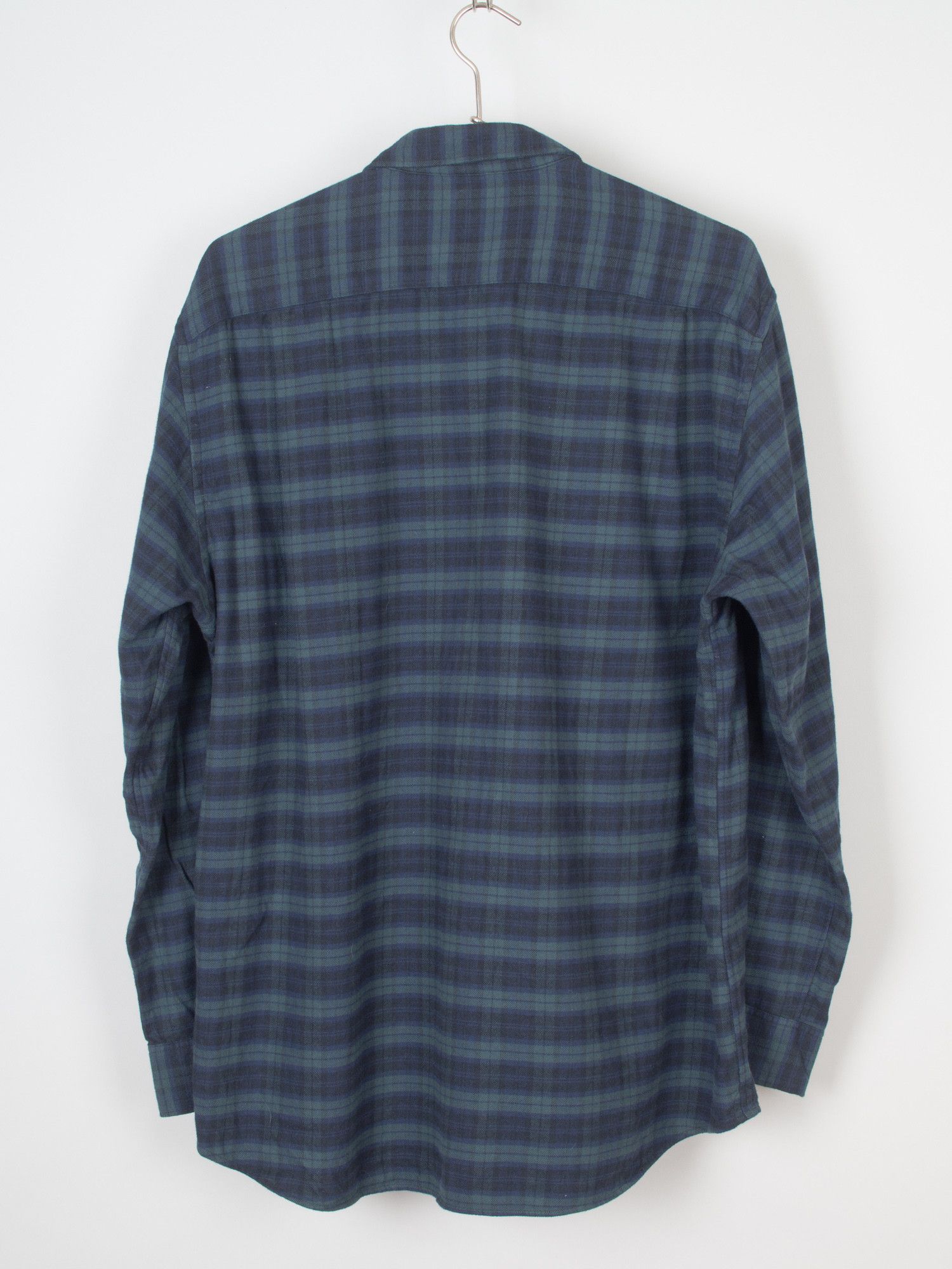 Muji Organic Cotton Blackwatch Tartan Check Plaid Flannel Shirt Size US L / EU 52-54 / 3 - 6 Thumbnail