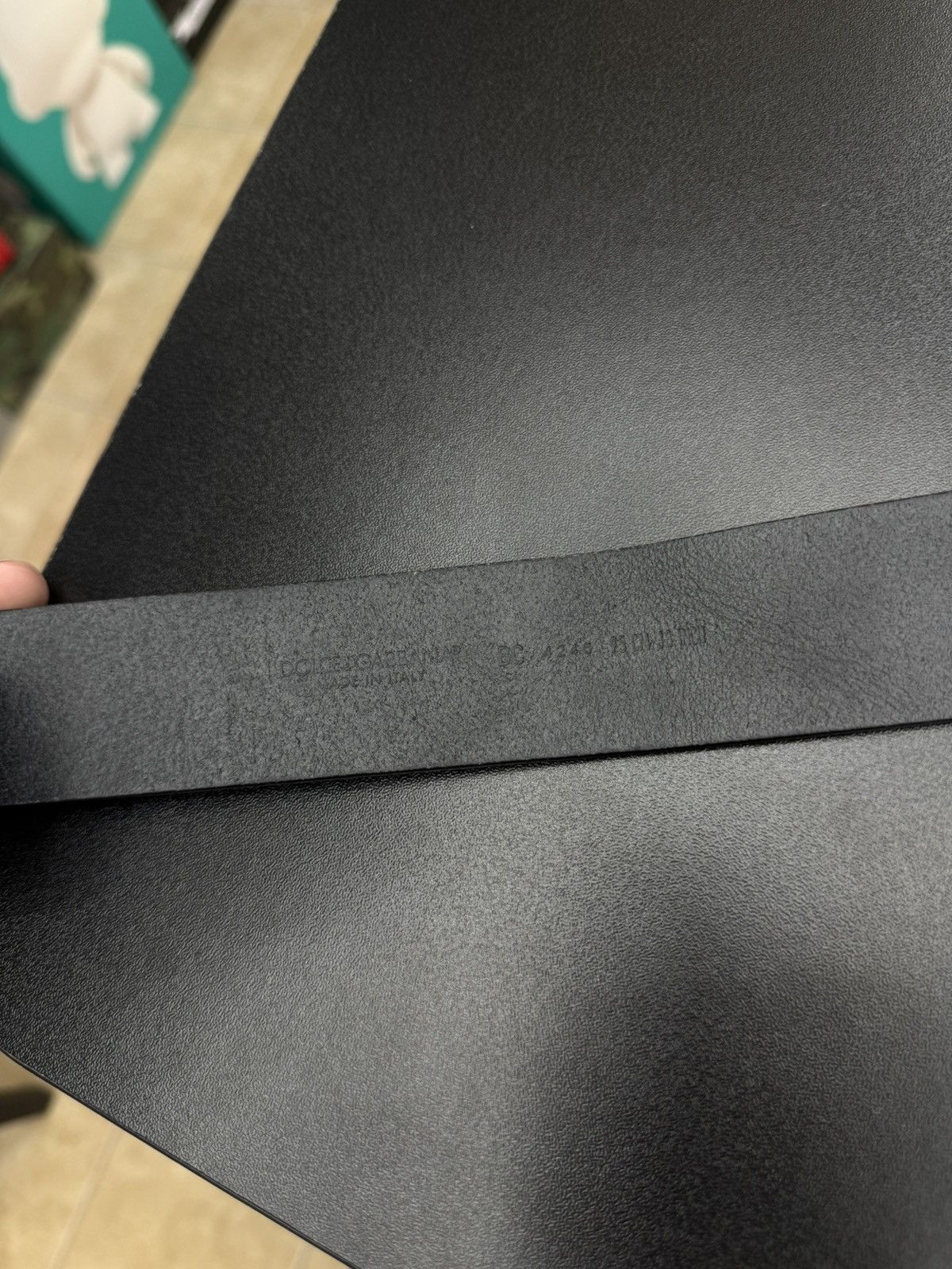Dolce & Gabbana Dolce Gabbana Belt Black 95/38 Men’s Pre Owned 🧼 Size 38 - 9 Thumbnail