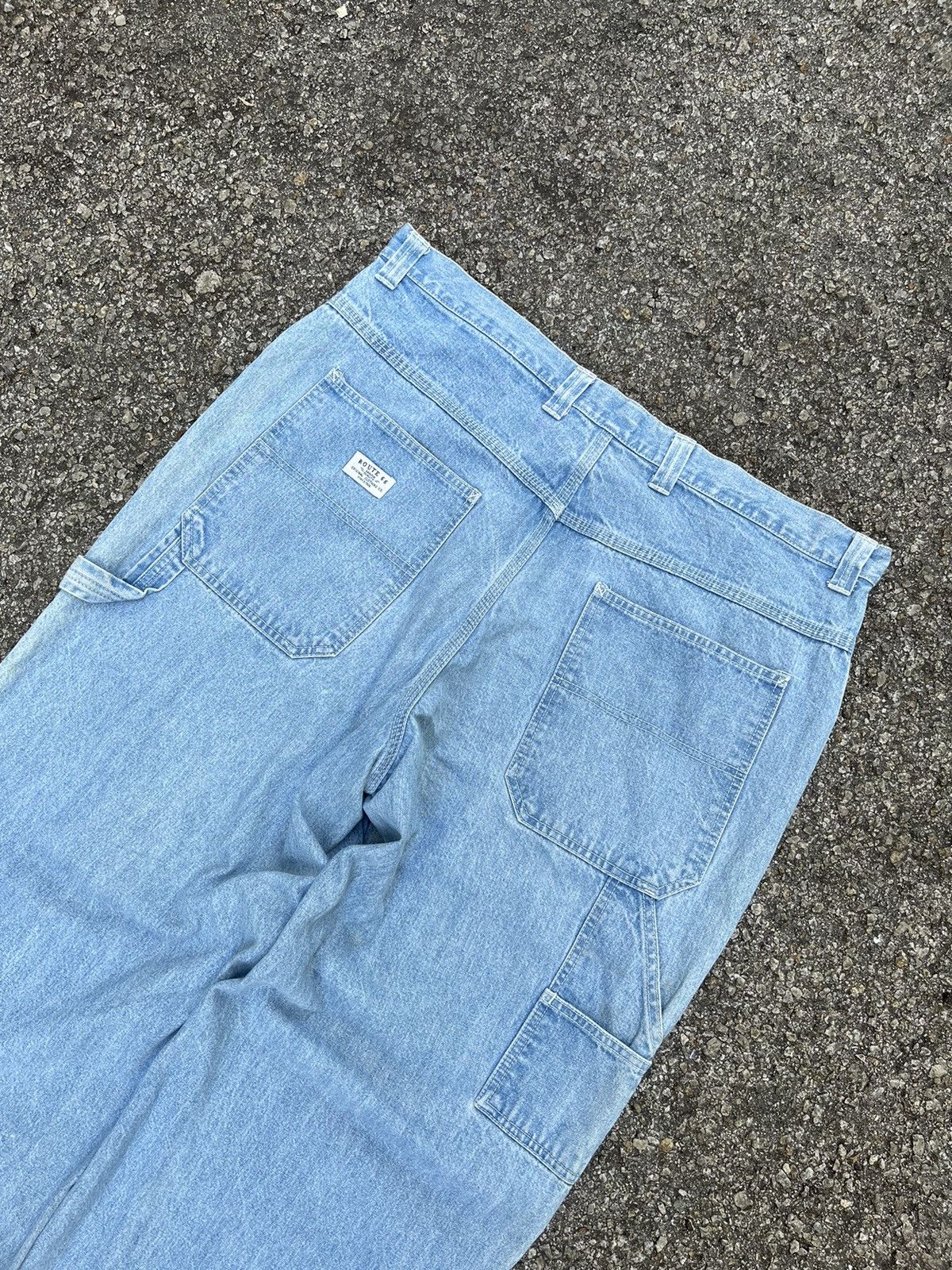Crazy Vintage Y2K Baggy Carpenter Jeans Route 66 Denim