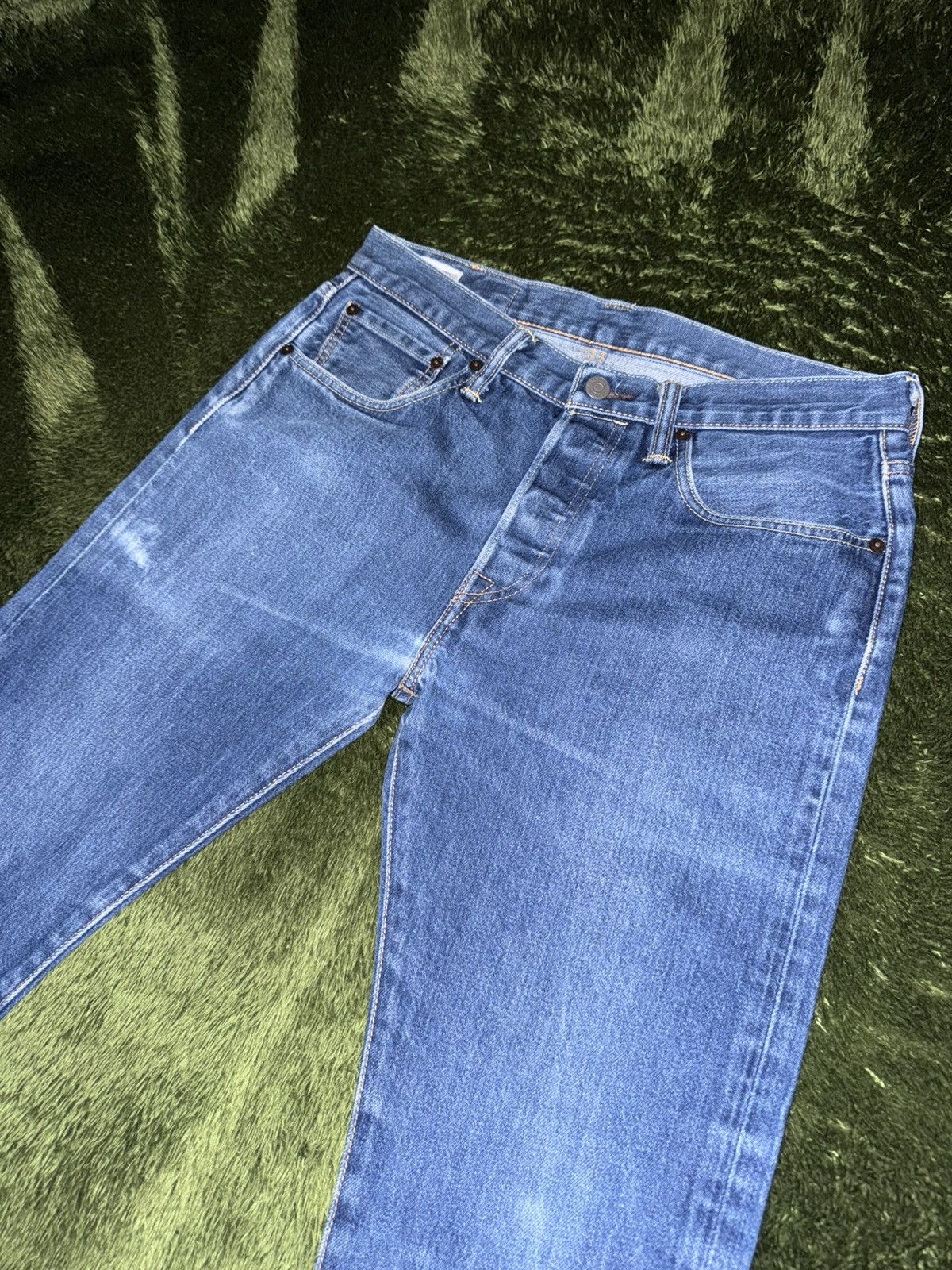 Levi's [W31/L32] Levi’s 501 S Leather Label Vintage Wash Size US 31 - 2 Thumbnail