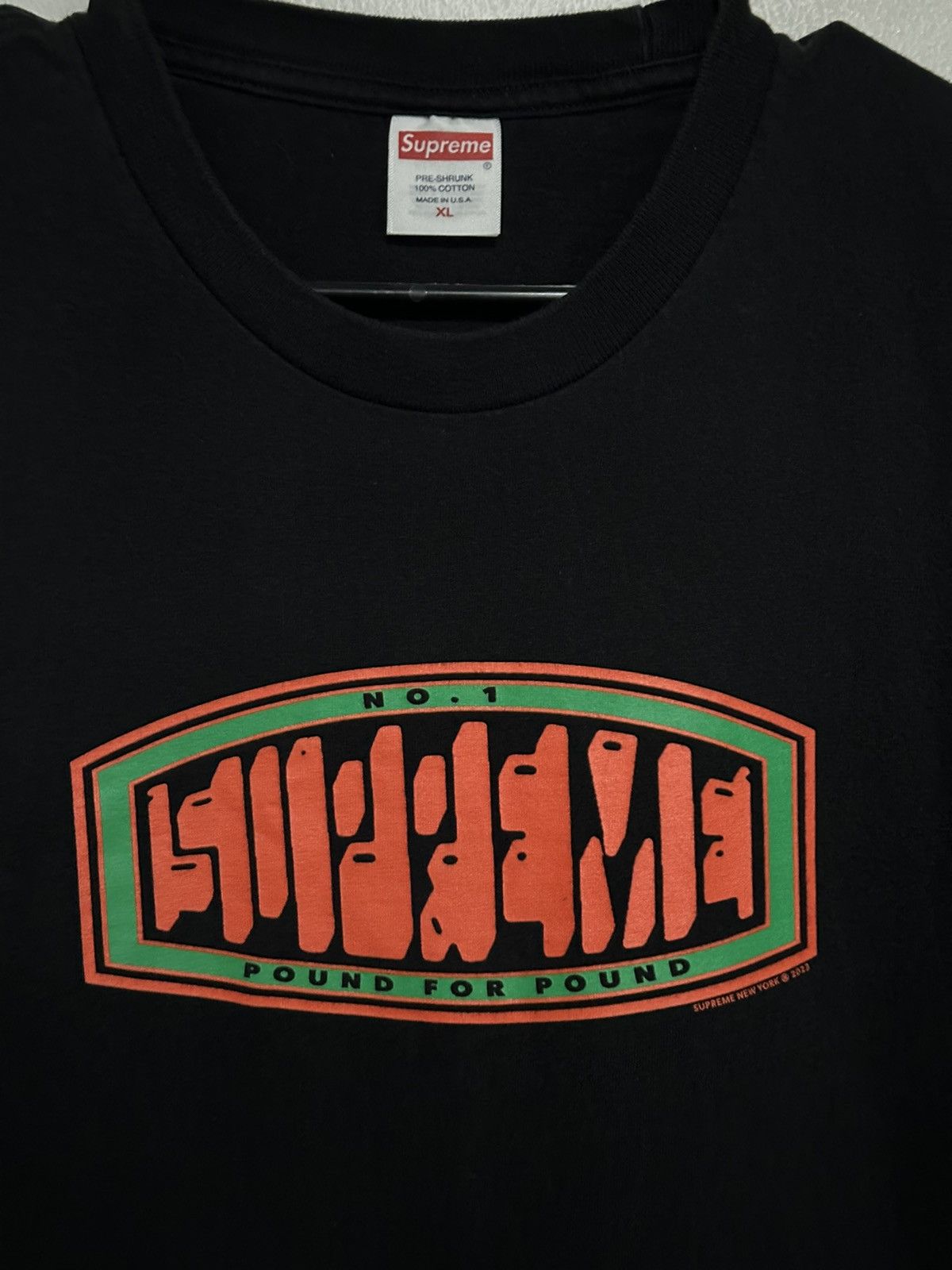 Supreme Supreme Pound Tee Size US XL / EU 56 / 4 - 2 Thumbnail