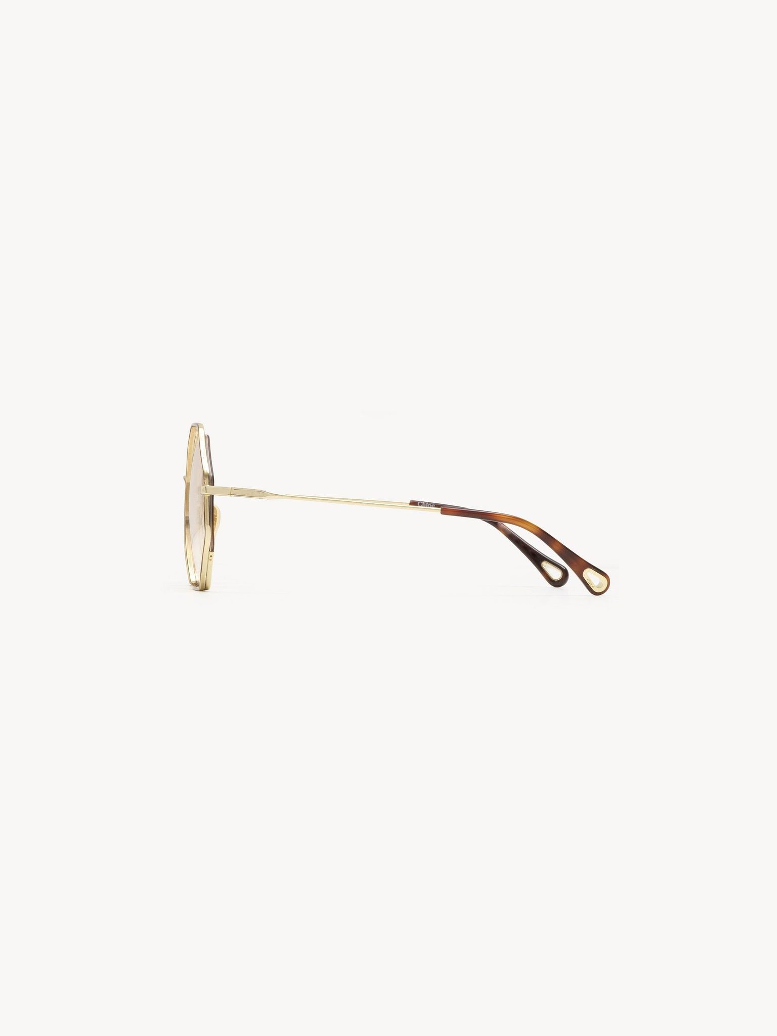 Chloe o1loc1c1024 Poppy Sunglasses in Gold Size ONE SIZE - 2 Thumbnail