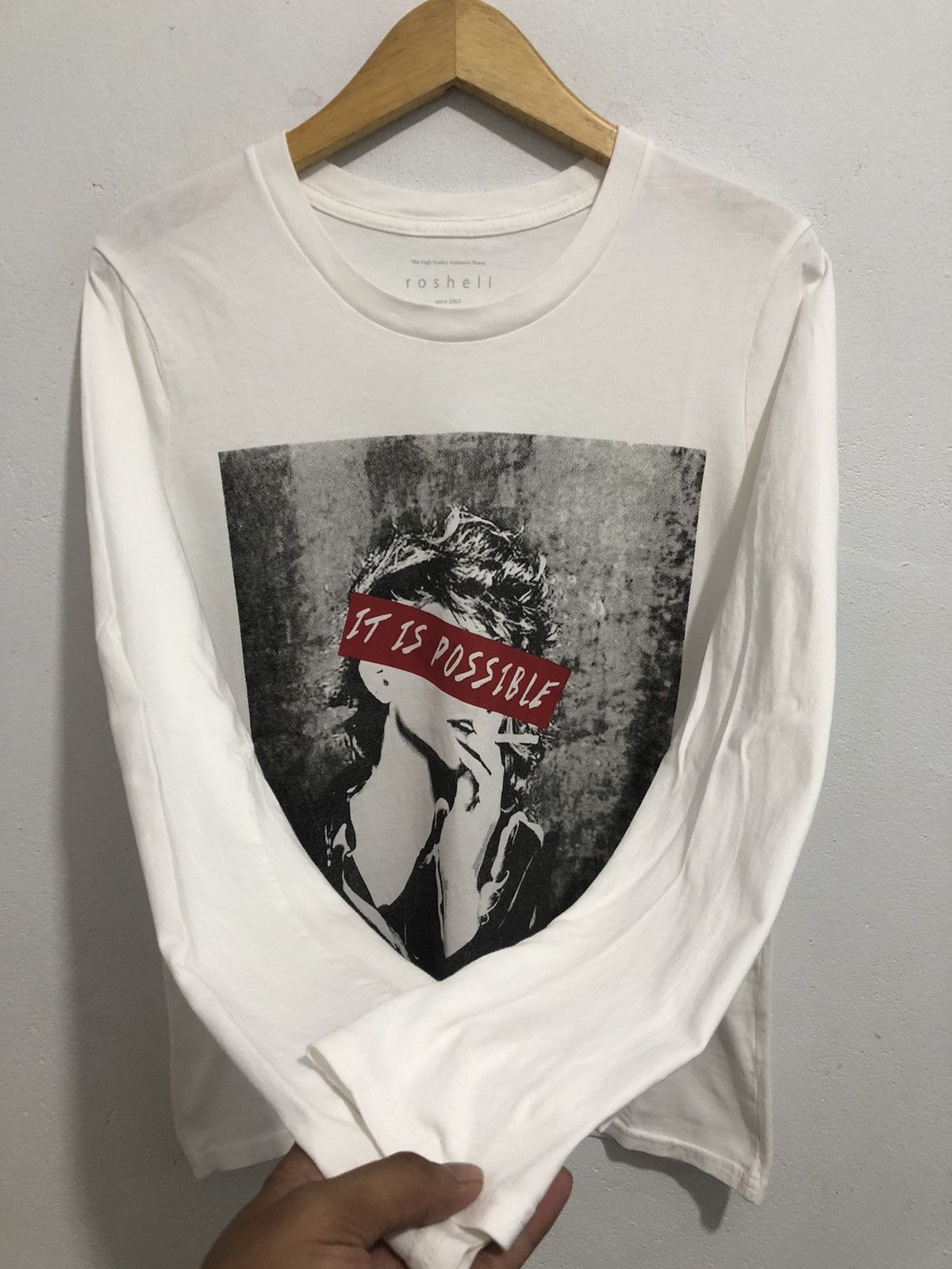Hysteric Glamour Japanese Gothic It Is Possible LongSleeve Hysteric Style Size US S / EU 44-46 / 1 - 2 Thumbnail