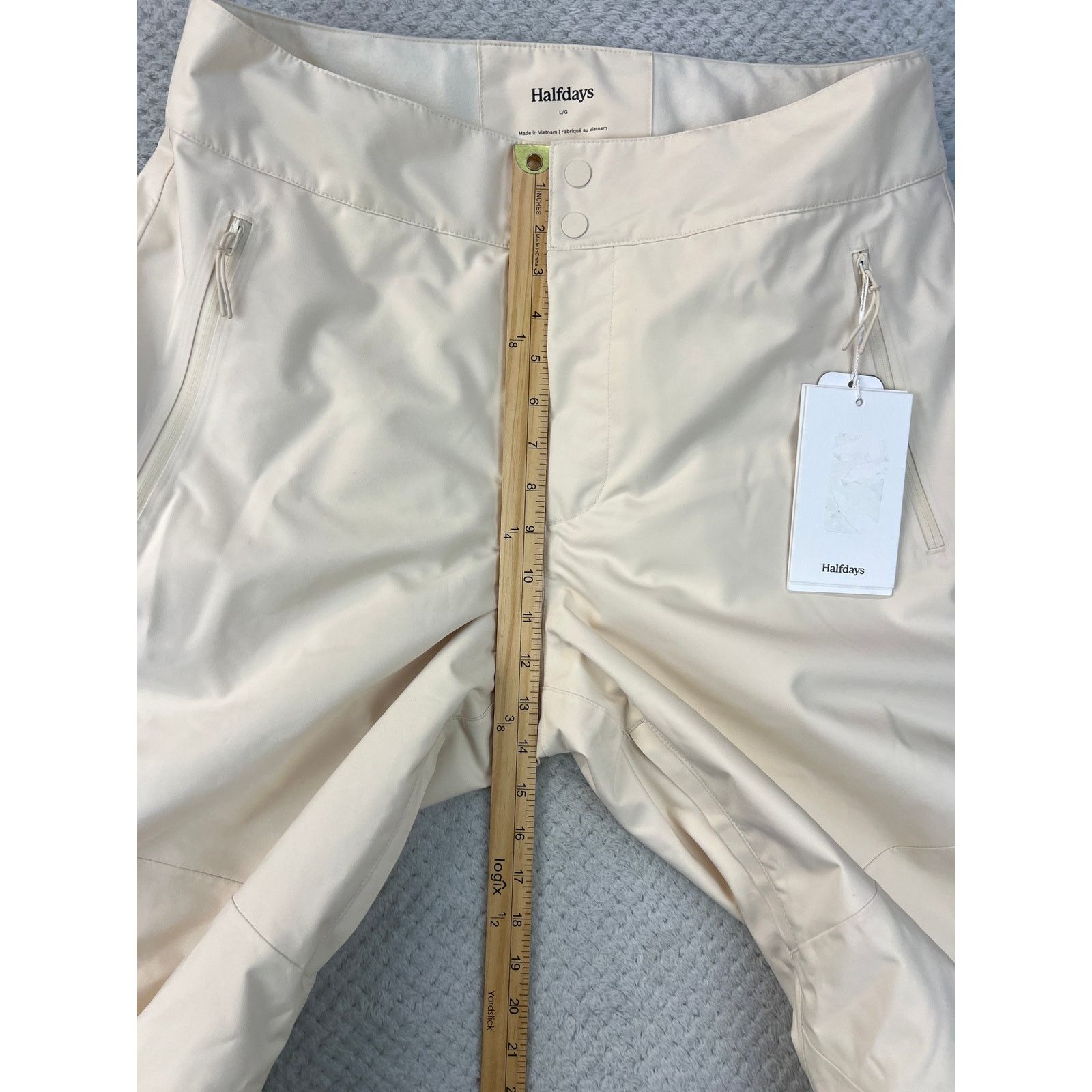 Other Halfdays Alessandra Womens Ski Pants Sz L Oat Milk Premium Size 38" / US 16 / IT 52 - 14 Thumbnail
