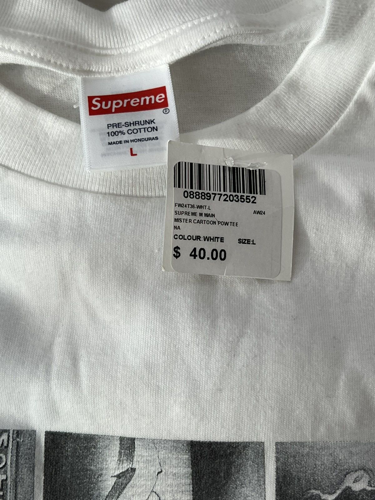 Supreme Supreme Mister Cartoon Tee Size US L / EU 52-54 / 3 - 3 Thumbnail
