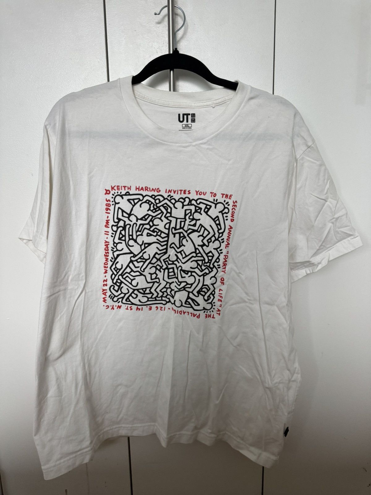 Uniqlo Uniqlo x Keith Haring white t-shirt Size US XXL / EU 58 / 5 - 1 Thumbnail