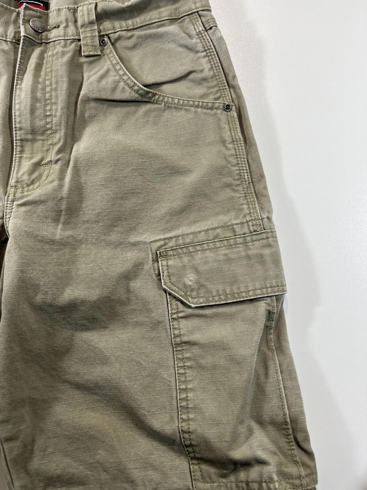 Unknown London Vintage Wrangler Beige Cargo Shorts 32 Size US 32 / EU 48 - 2 Thumbnail