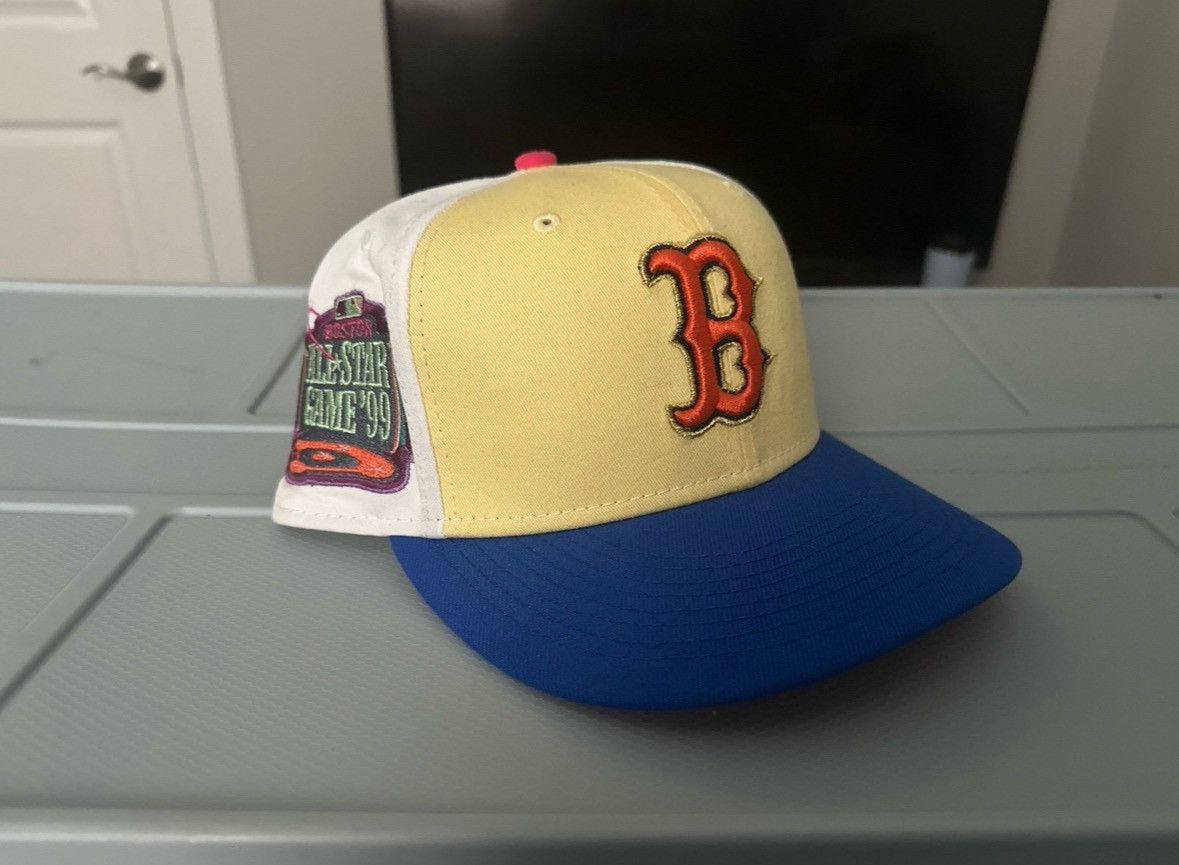 New Era Boston Red Sox New Era “Bomberman” Fitted Hat MyFitteds Size 38 - 1 Thumbnail