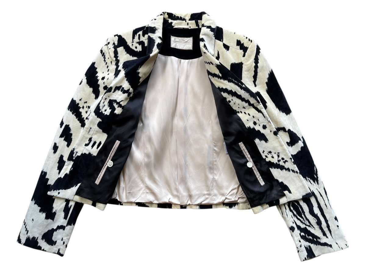 Etro Etro Milano Velvet Printed Cropped Coat Size M / US 6-8 / IT 42-44 - 5 Thumbnail