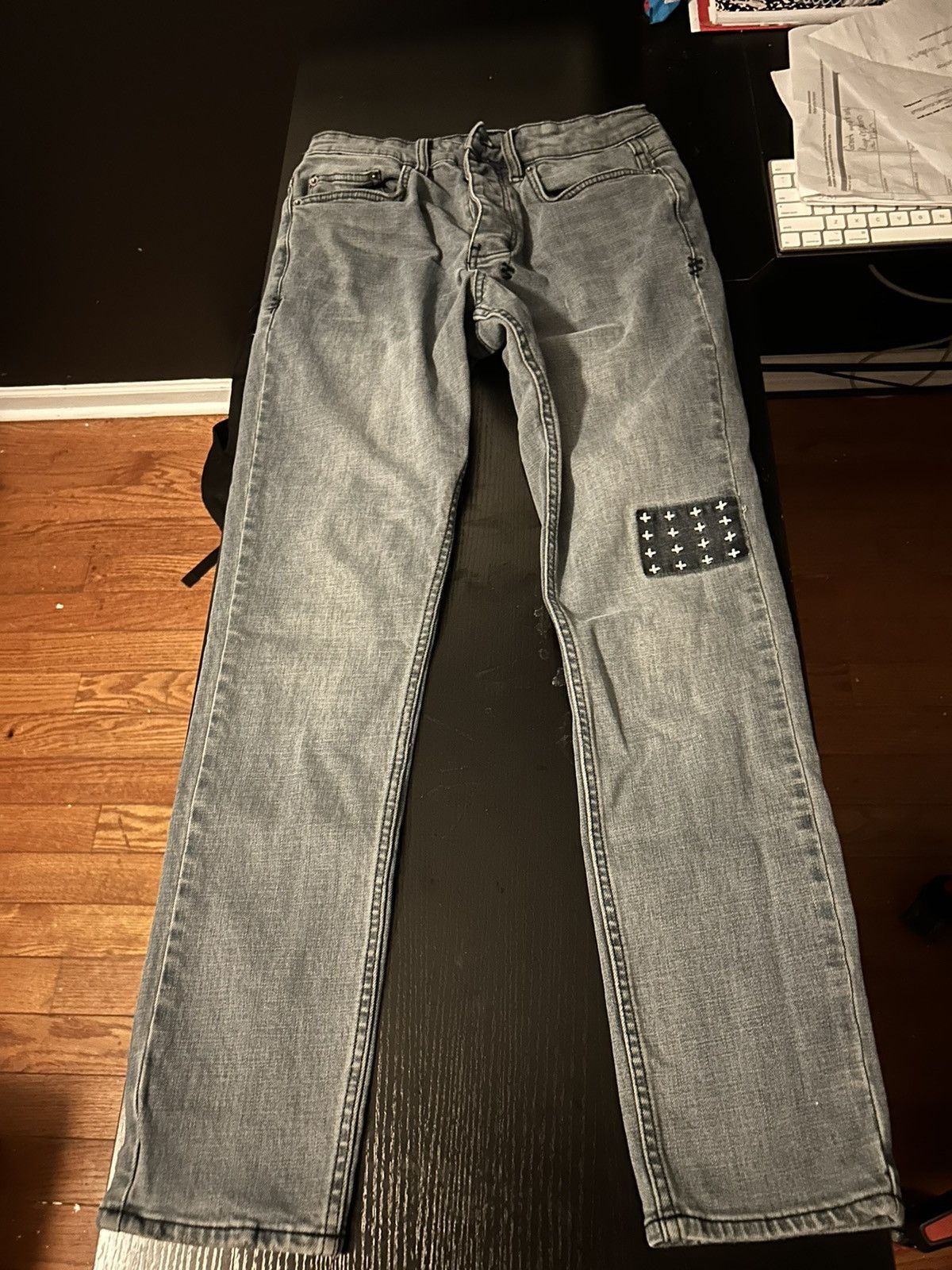 image of Blue Ksubi Wolfgang 3Rd Degree Jeans, Men's (Size 29)
