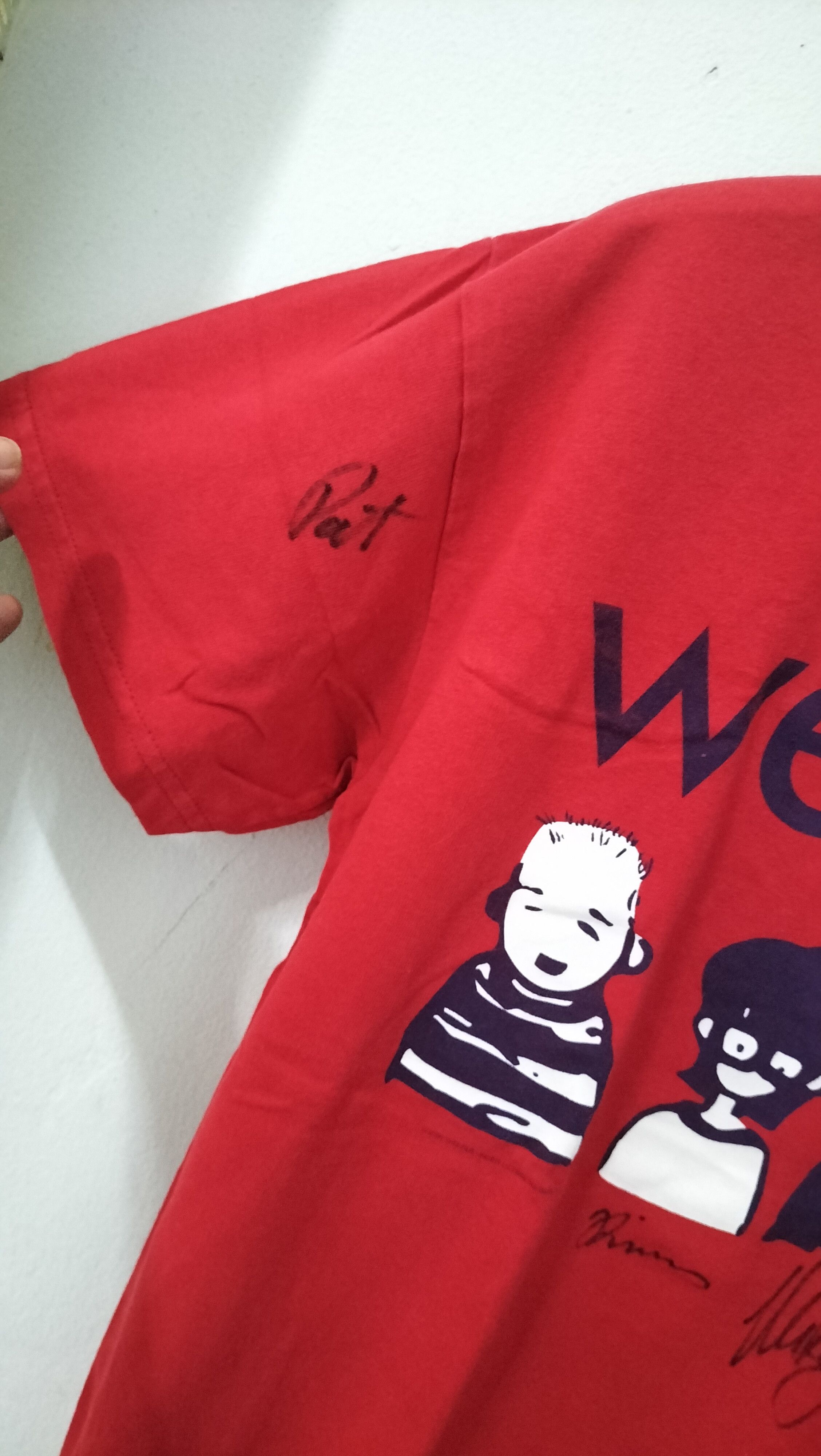 Band Tees × Vintage Vintage Weezer Rare Signatures Line Up Band Size US L / EU 52-54 / 3 - 6 Thumbnail