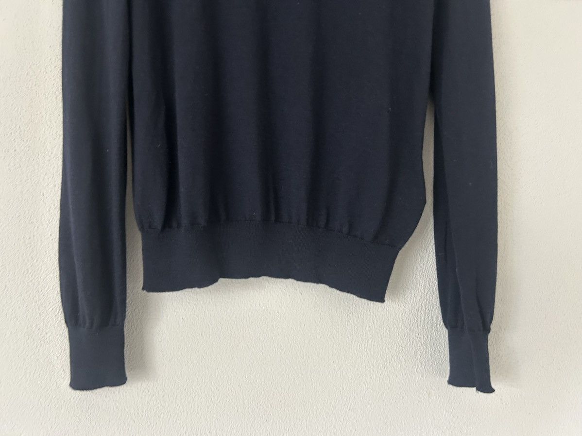 Prada Prada Navy Wool Knit Polo Shirt – Size 48 Size US M / EU 48-50 / 2 - 7 Thumbnail