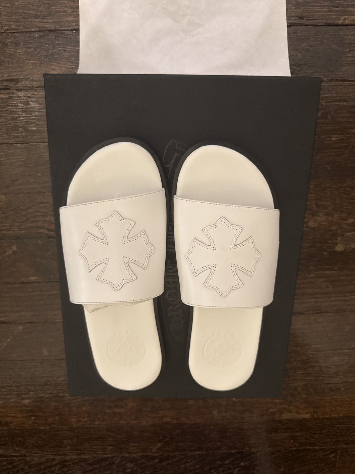 Chrome Hearts Chrome Hearts Leather Sandals Size US 6 / EU 39 - 1 Thumbnail