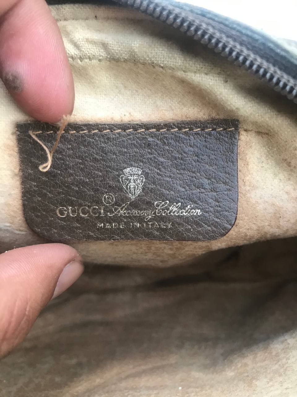 Gucci × Vintage Vintage Gucci GG Supreme Web Sherry Line Shoulder Size ONE SIZE - 6 Thumbnail