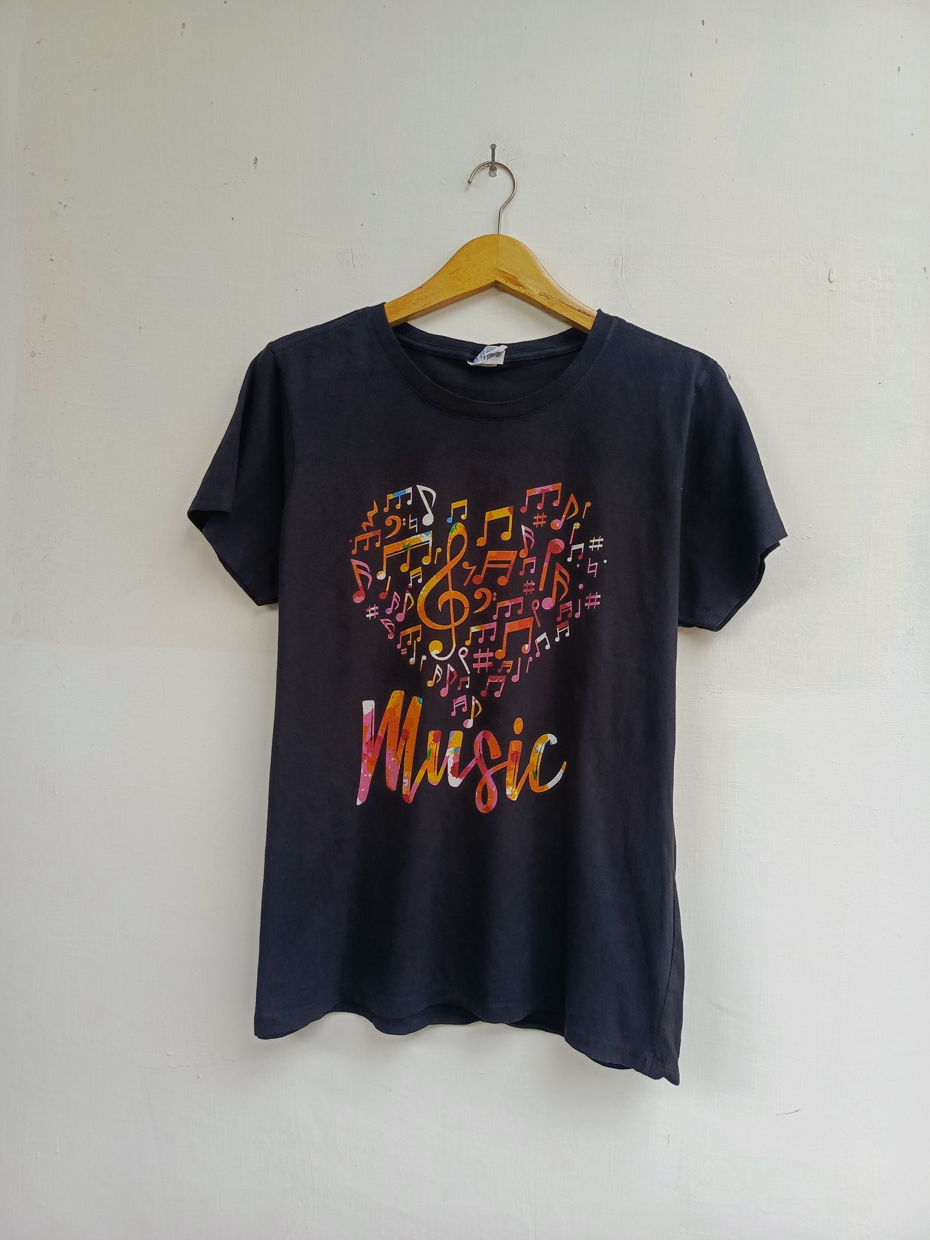 Port & Company Love Music” Heart Notes Tee – Black, Colorful Print Size XL / US 12-14 / IT 48-50 - 1 Thumbnail