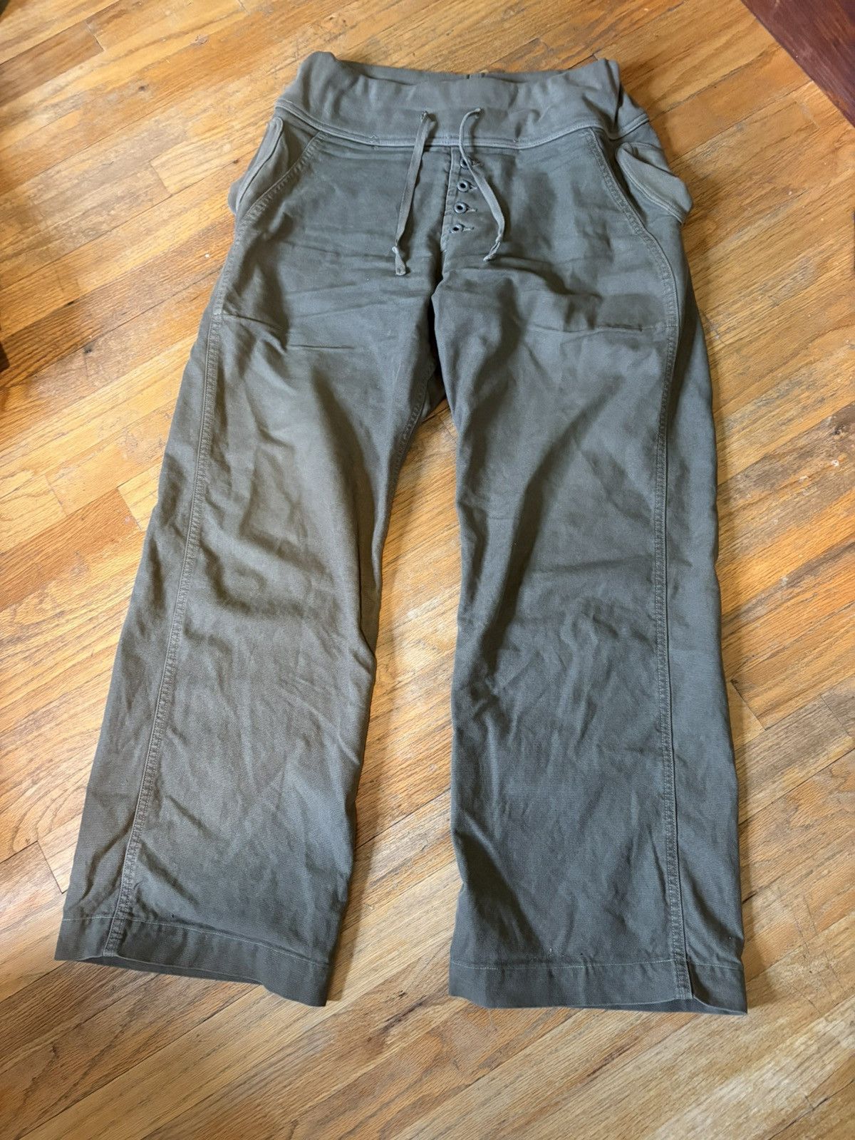 Kapital Kapital Sarouel Nouvelle Pants M Khaki Size US 31 - 1 Thumbnail