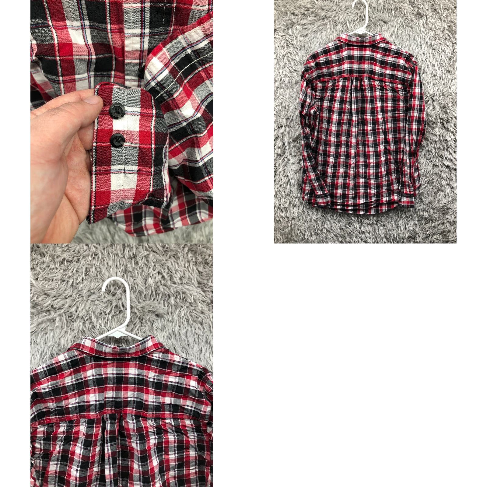 Club Room Club Room Shirt Mens Multicolor Plaid Long Sleeve Spread Collar Shirt M Regular Size X Size US M / EU 48-50 / 2 - 8 Thumbnail