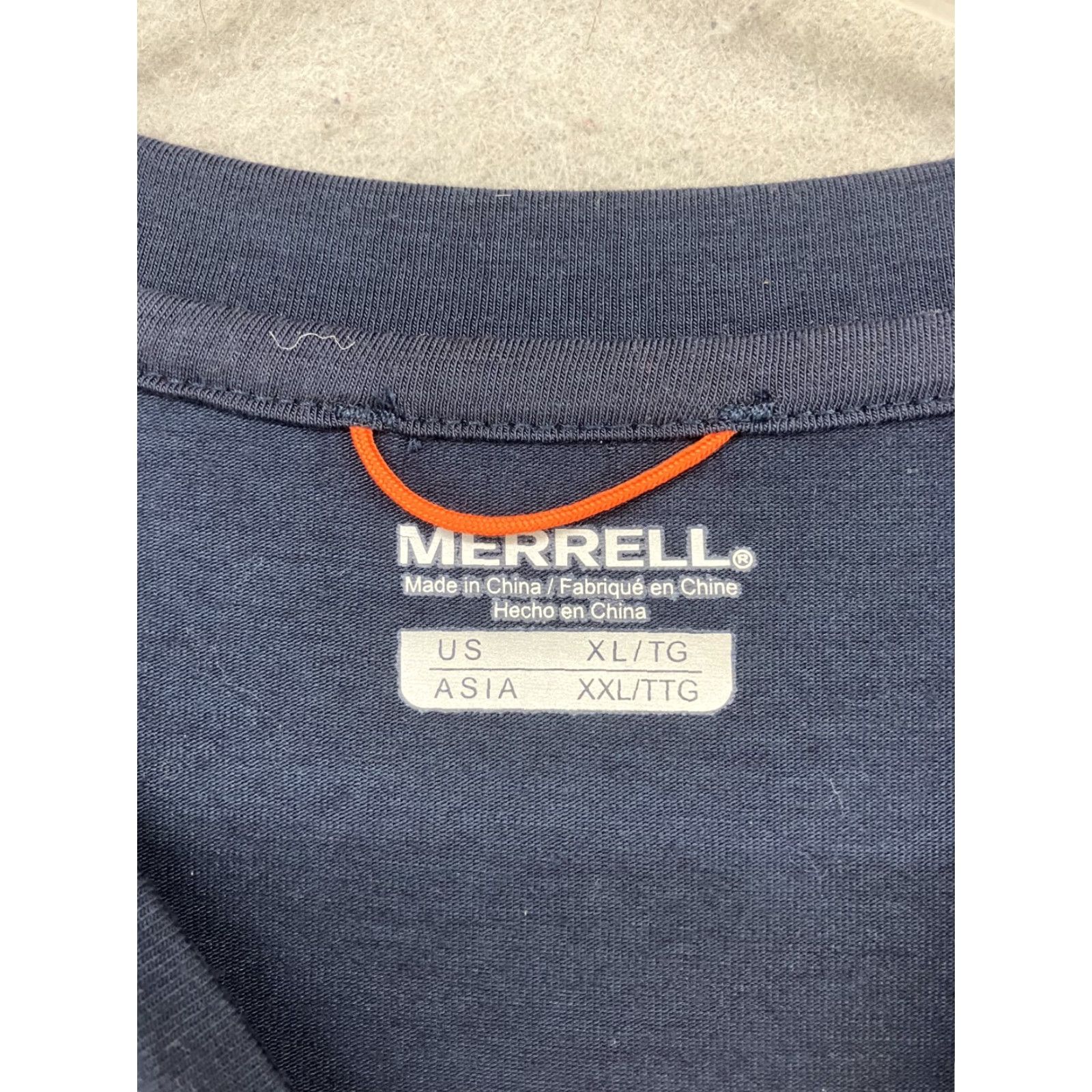 Merrell Merrell Blue TShirt Mens XL Outdoors Size US XL / EU 56 / 4 - 3 Thumbnail