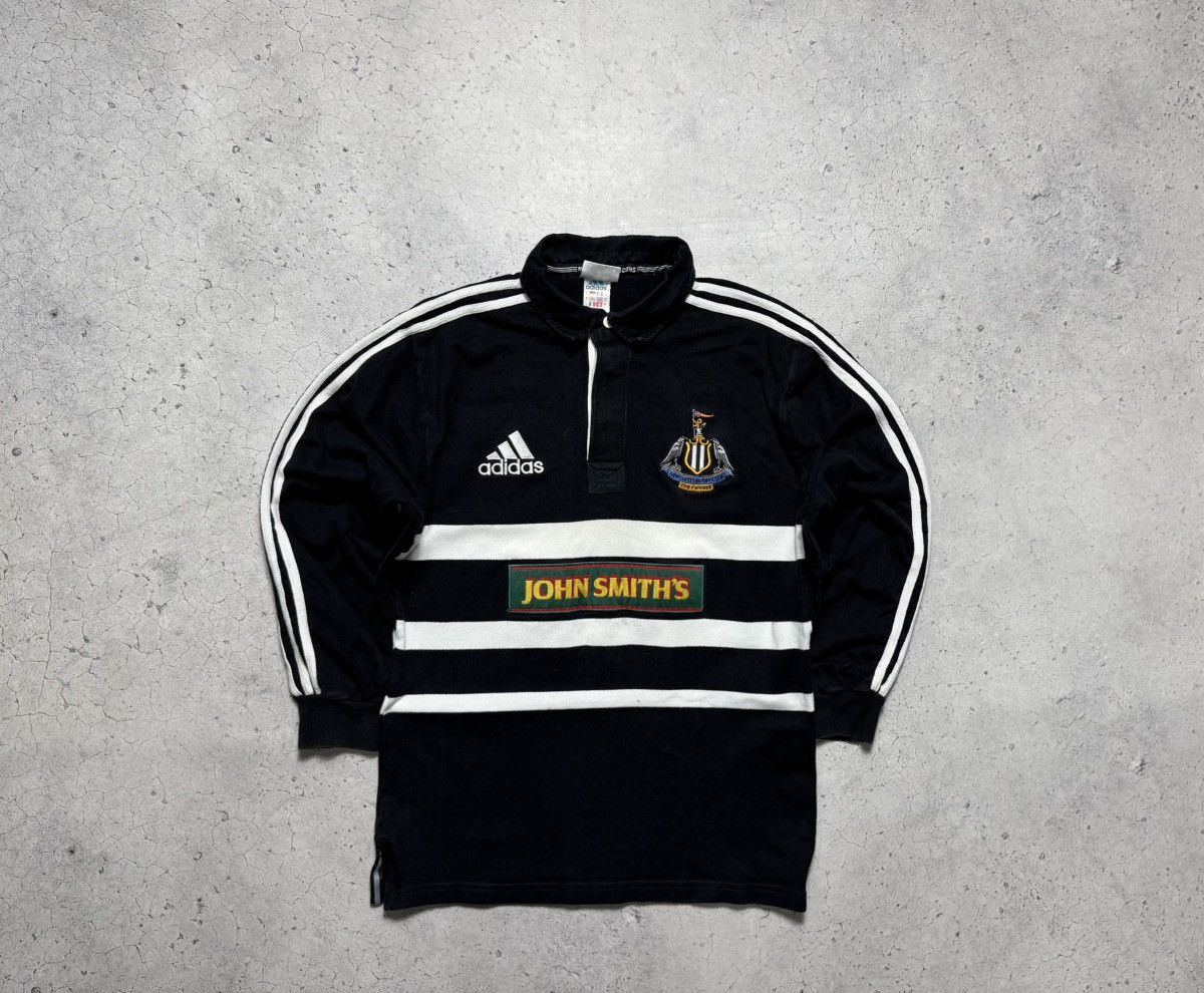 Adidas Adidas FC Newcastle Vintage 90’s Football Rugby Sweatshirt Size US S / EU 44-46 / 1 - 1 Thumbnail