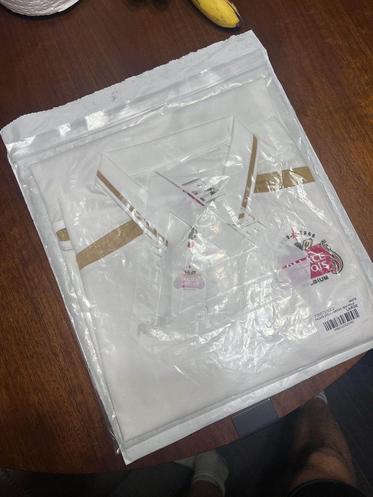 トップス PALACE STELLA ARTOIS TECH POLO WHITE Palace x Stella Artois Tech Polo T-shirt 'White' P26STES002
