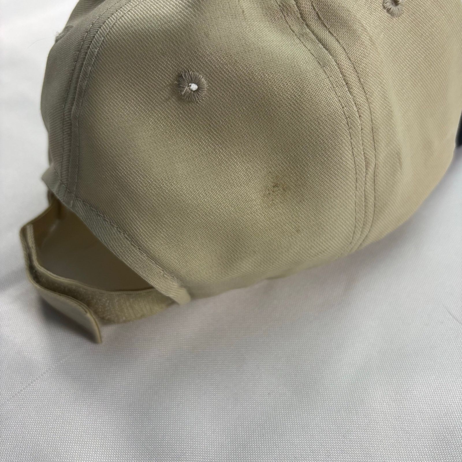 Vintage Alaska Gear Embroidered Baseball Cap Beige Brown Adjustable Size ONE SIZE - 5 Thumbnail