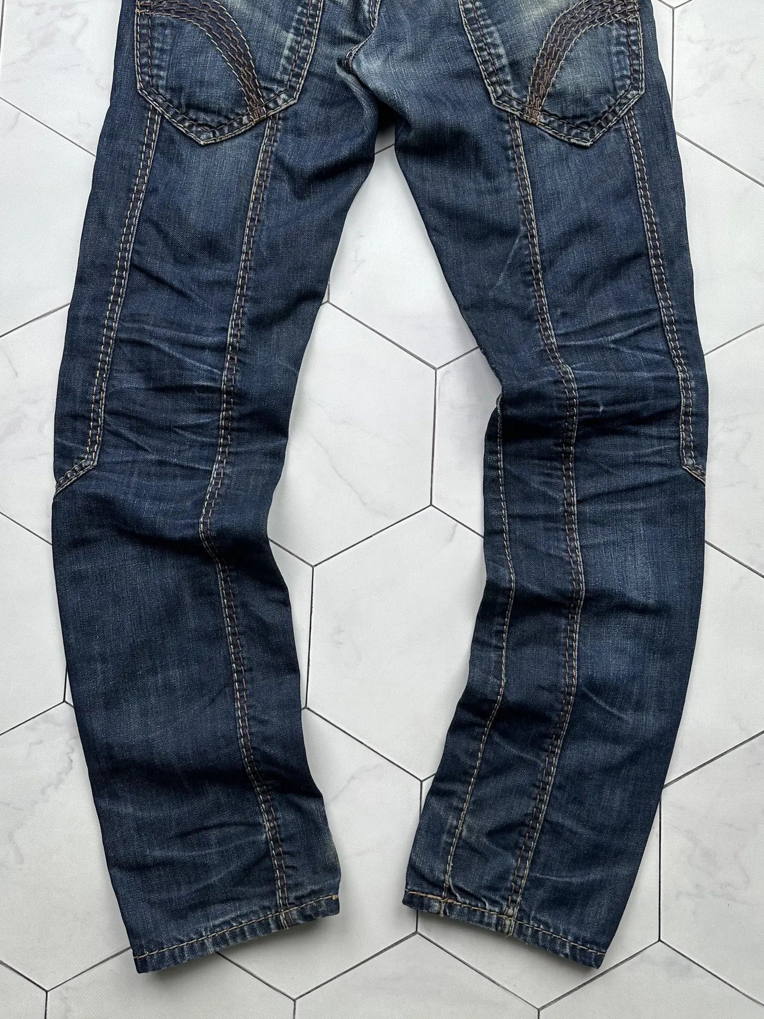 Absolut Joy Absolut Joy Faded Jeans With Zipped Pocket (B412) Size US 31 - 11 Thumbnail