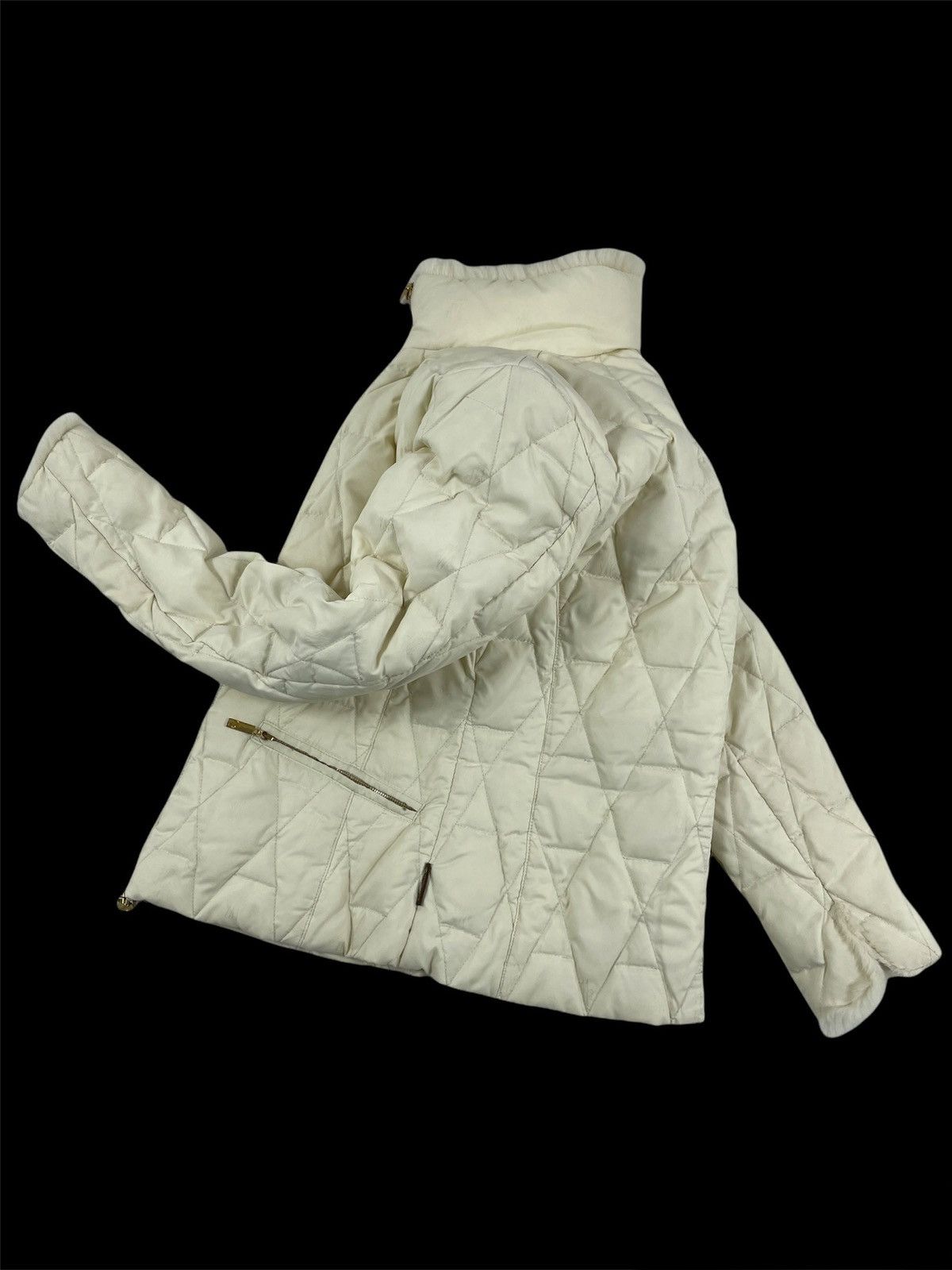 Moncler × Moncler Gamme Bleu RARE VTG MONCLER Multi Logo Fur Neck / Sleeve Puffer Down Jacket Zip Parka Size S / US 4 / IT 40 - 4 Thumbnail