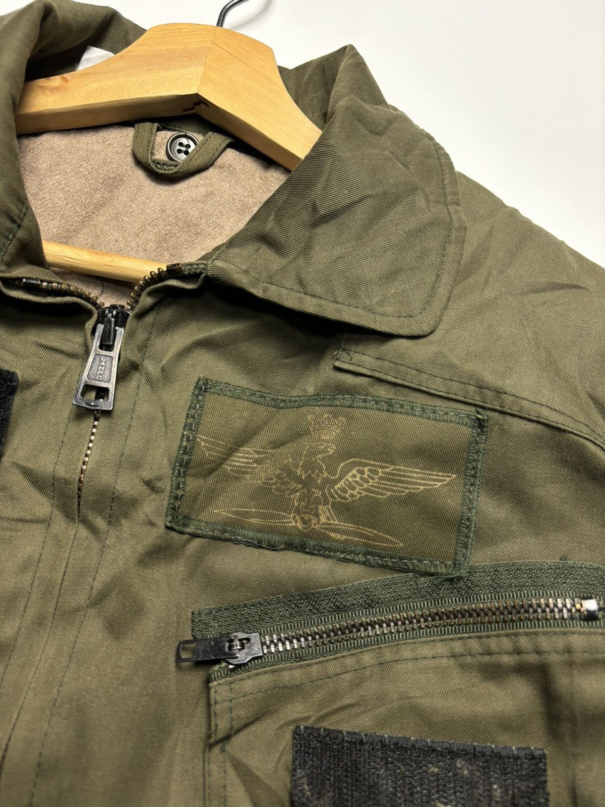 Vintage Pilot Bomber Jacket Army Vintage Size US L / EU 52-54 / 3 - 2 Thumbnail