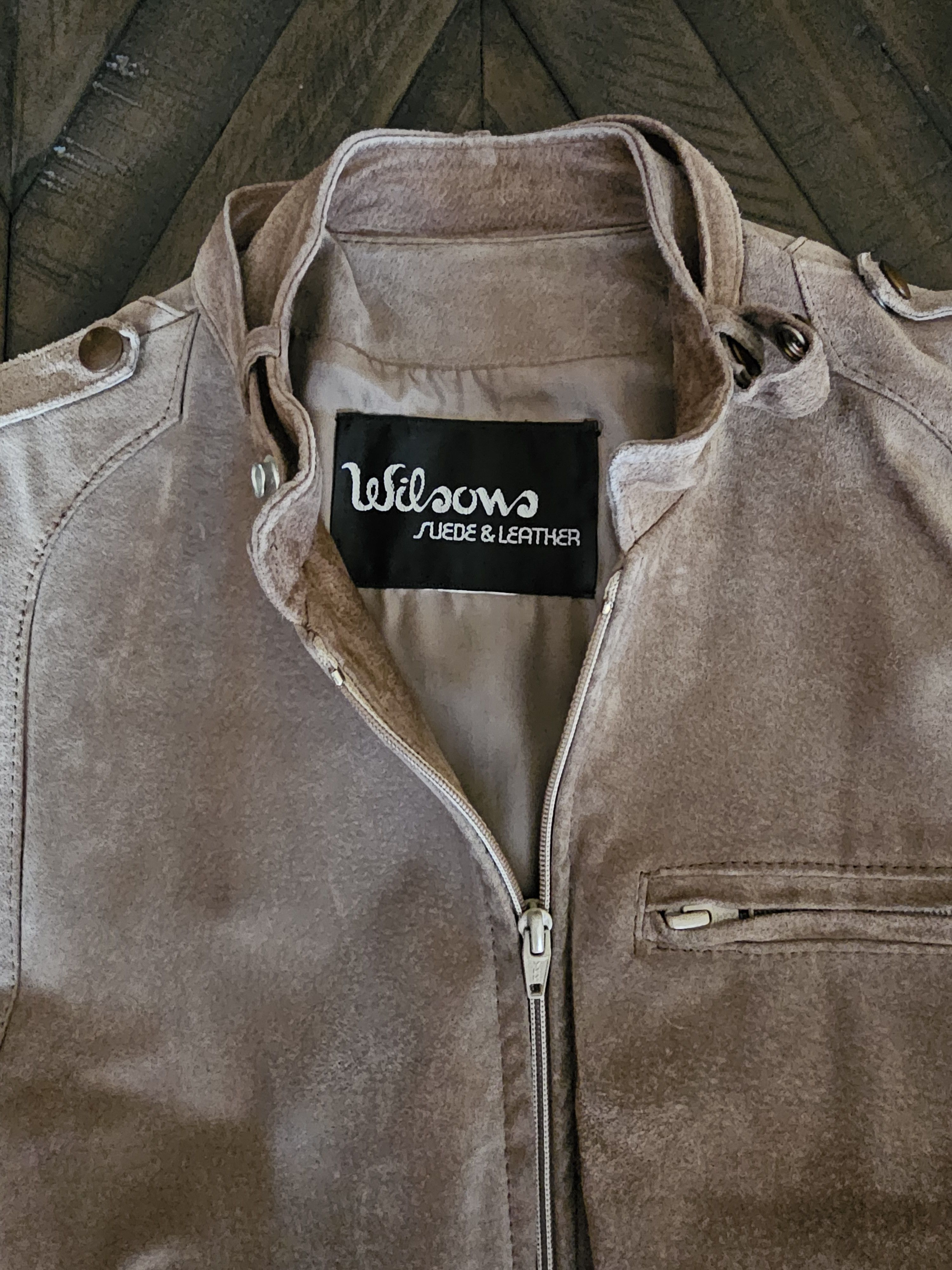 Wilsons Leather Wilsons Leather Vintage Suede bomber jacket EUC Size US S / EU 44-46 / 1 - 5 Thumbnail