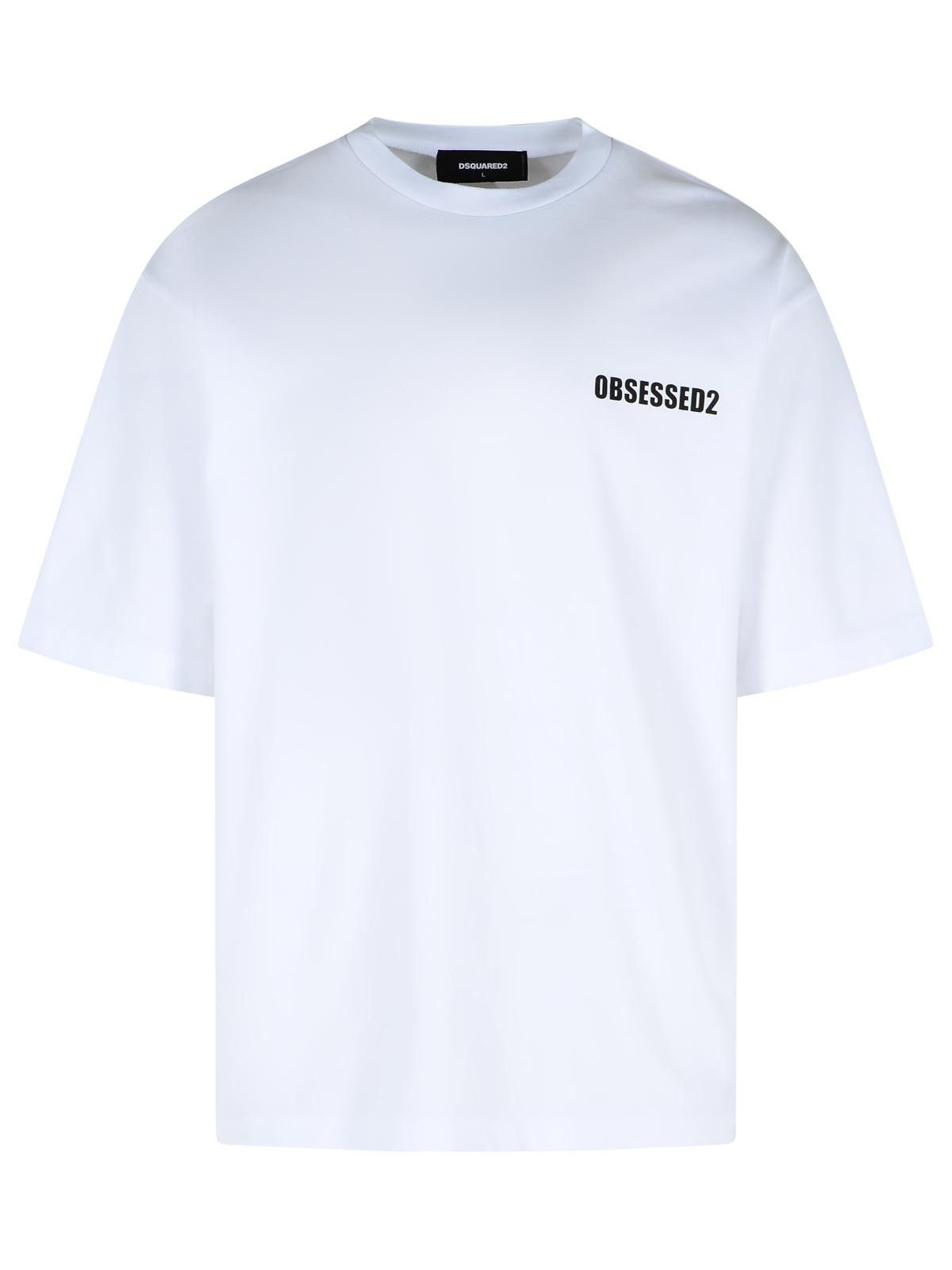 Dsquared2 DSQUARED2 'Obsessed' Black Cotton T-Shirt Size US S / EU 44-46 / 1 - 1 Thumbnail
