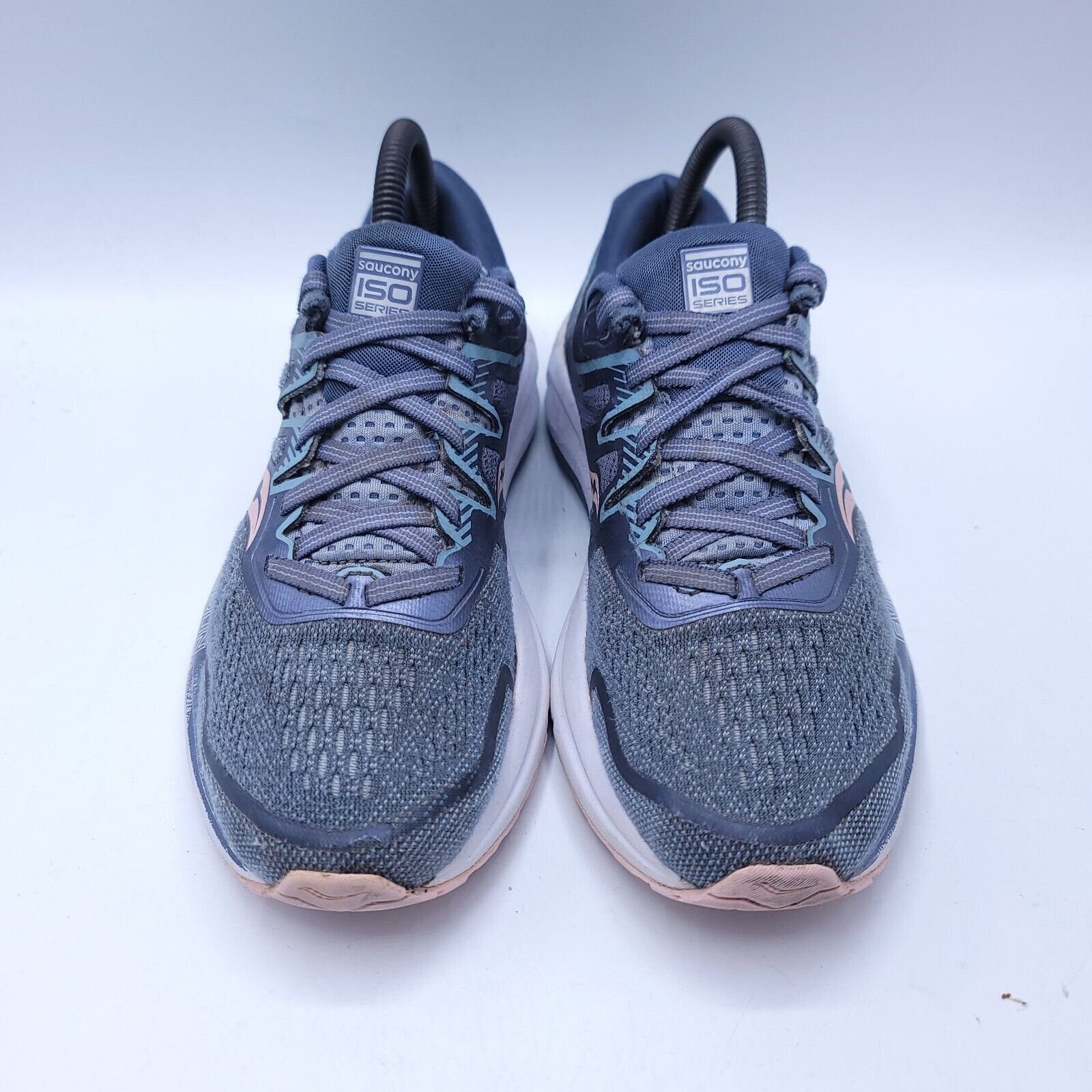 Saucony Saucony Omni ISO 2 Shoe Womens Size 7 S10511-1 Blue Pink Size US 7 / IT 37 - 2 Thumbnail