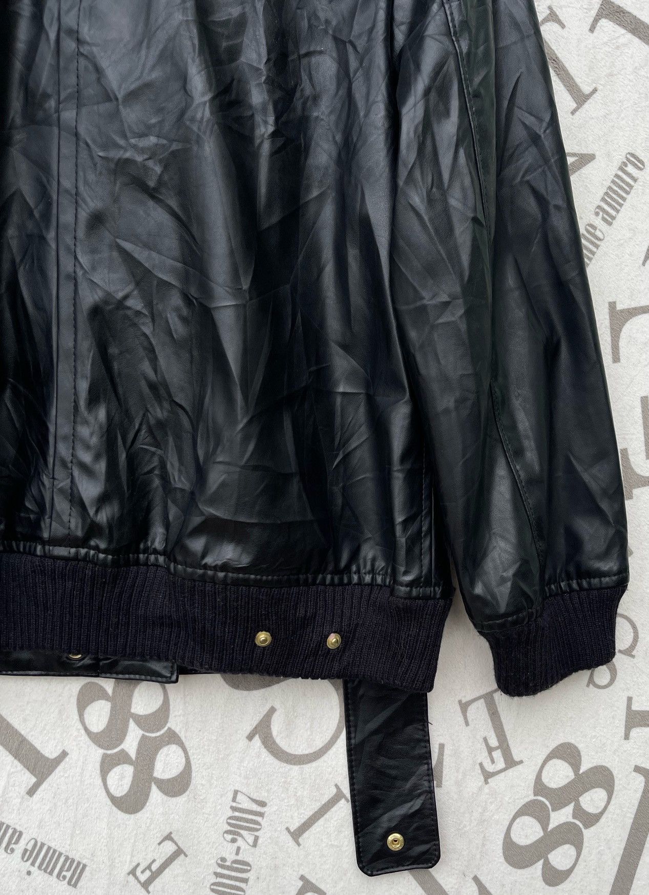 mercibeaucoup Mercibeaucoup by Issey Miyake Pu Leather Bomber Jacket Size M / US 6-8 / IT 42-44 - 17 Thumbnail