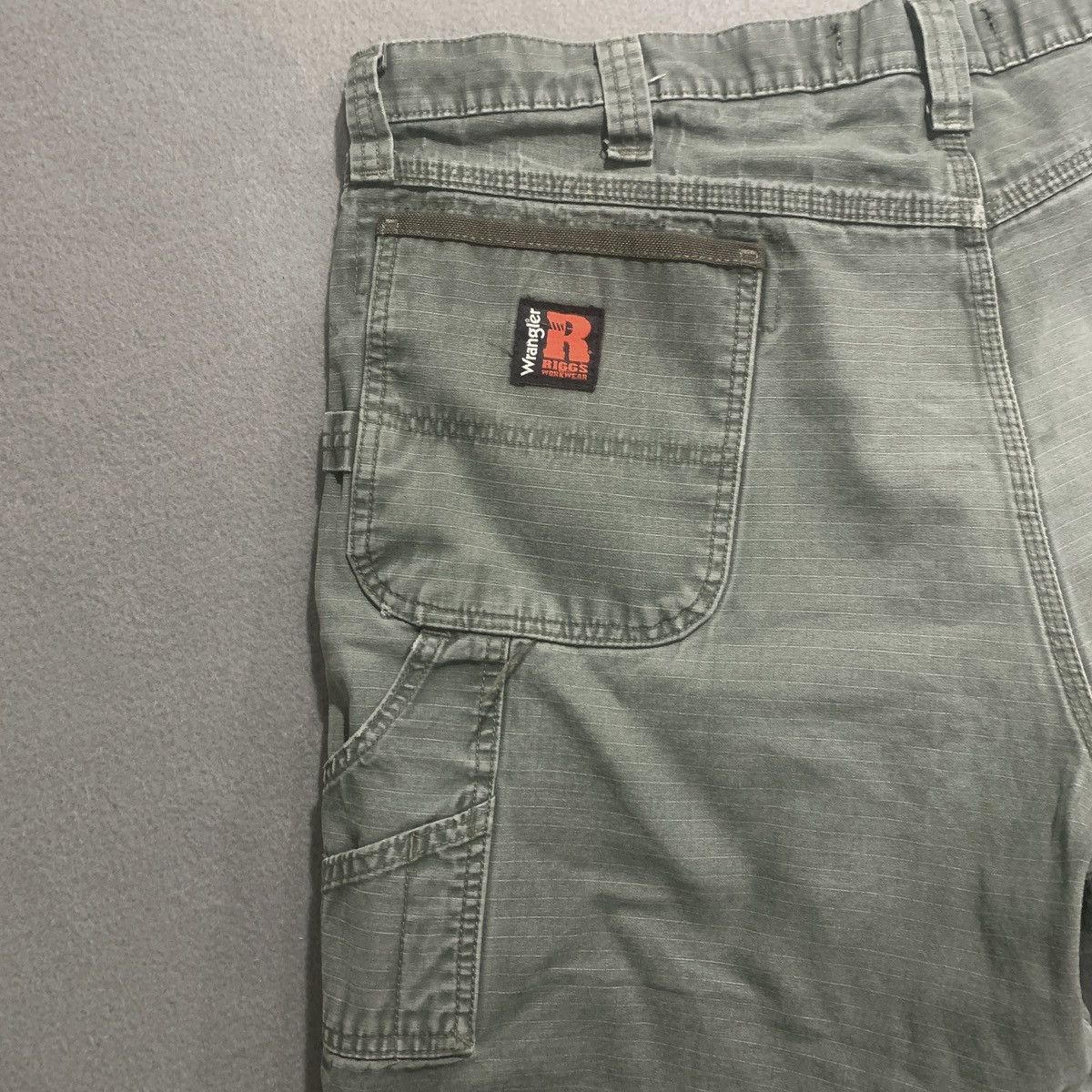 Wrangler Wrangler Riggs Carpenter Shorts Ripstop Canvas 40 Olive/Grey Size US 40 / EU 56 - 4 Thumbnail