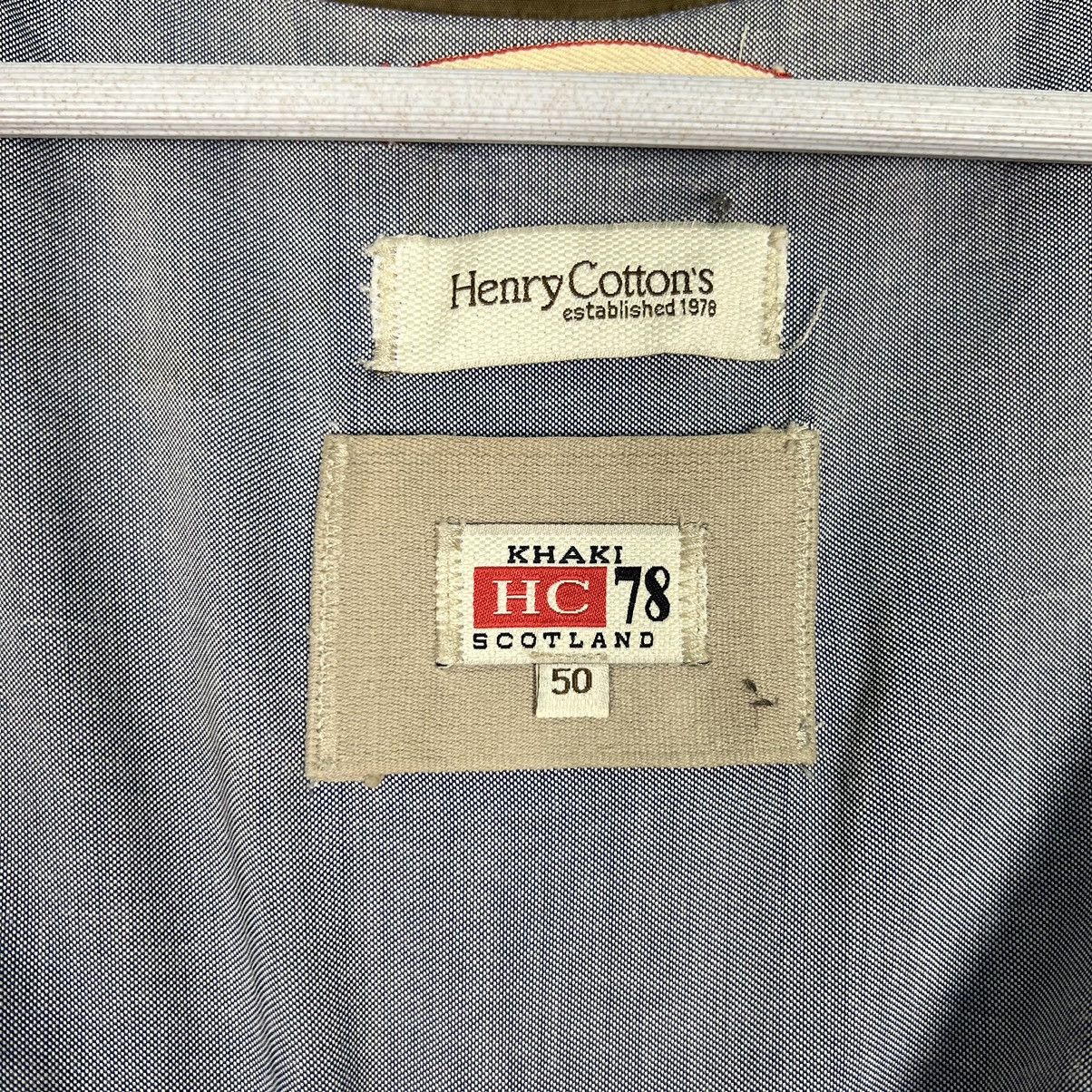 Henry Cotton's 🔥 HENRY COTTONS SCOTLAND KHAKI JACKET Size US M / EU 48-50 / 2 - 15 Thumbnail