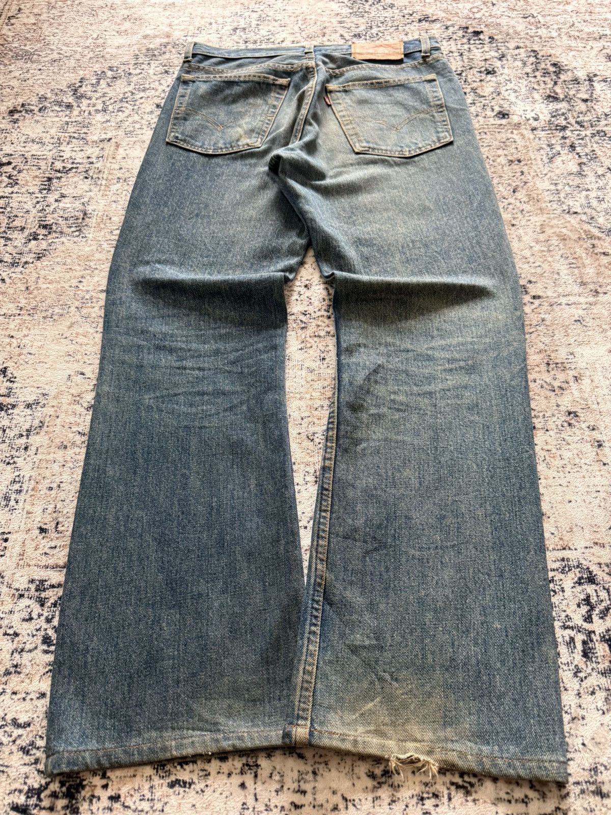 Levi's Vintage Clothing Vintage LEVIS 517 Muddy Wash Flared Bootcut Jeans Japan Made Size US 32 / EU 48 - 2 Thumbnail