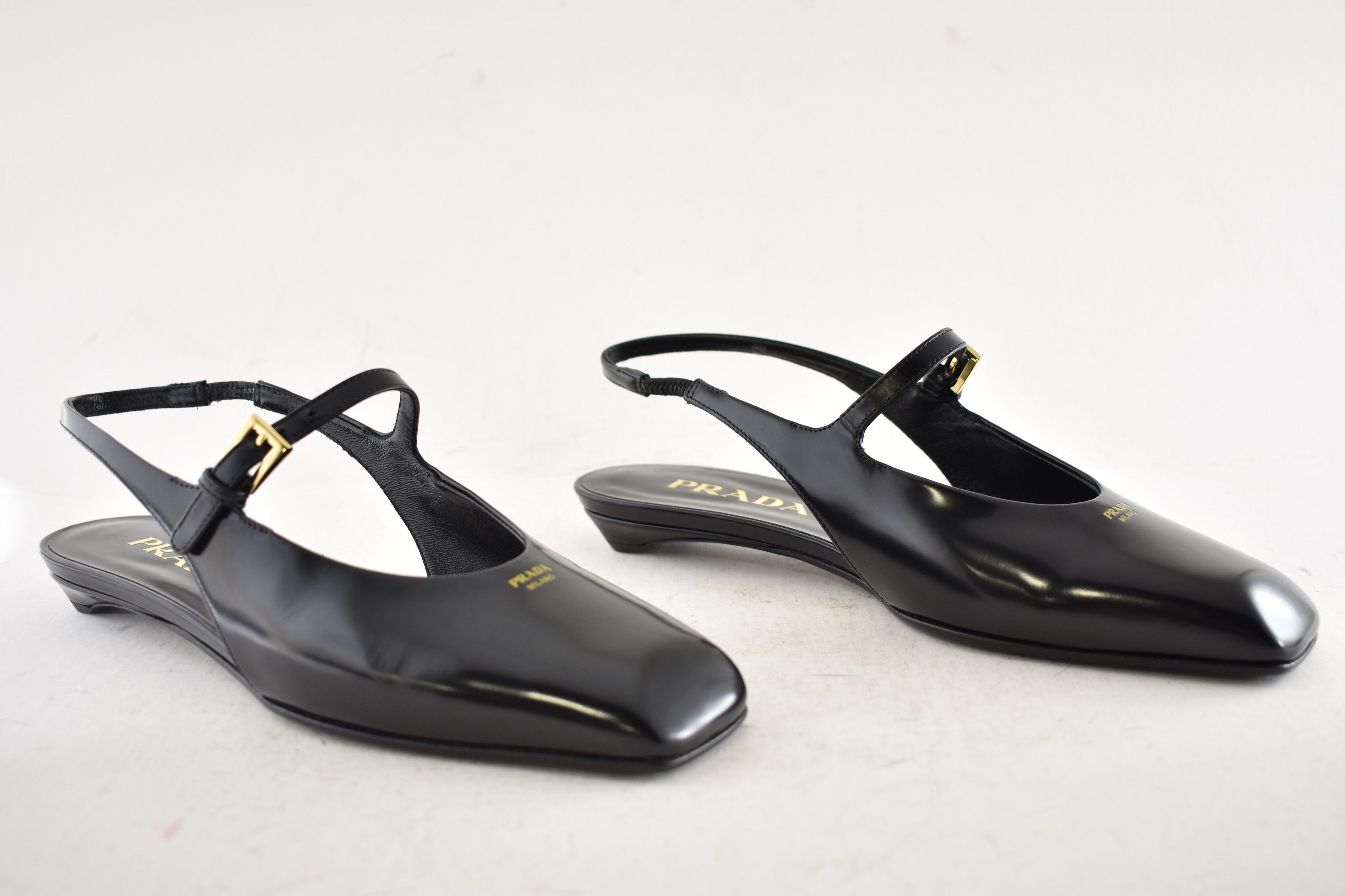 Prada Prada Square Mary Jane Slingback Ballerina Ballet Flat 36 Size US 6 / IT 36 - 4 Thumbnail