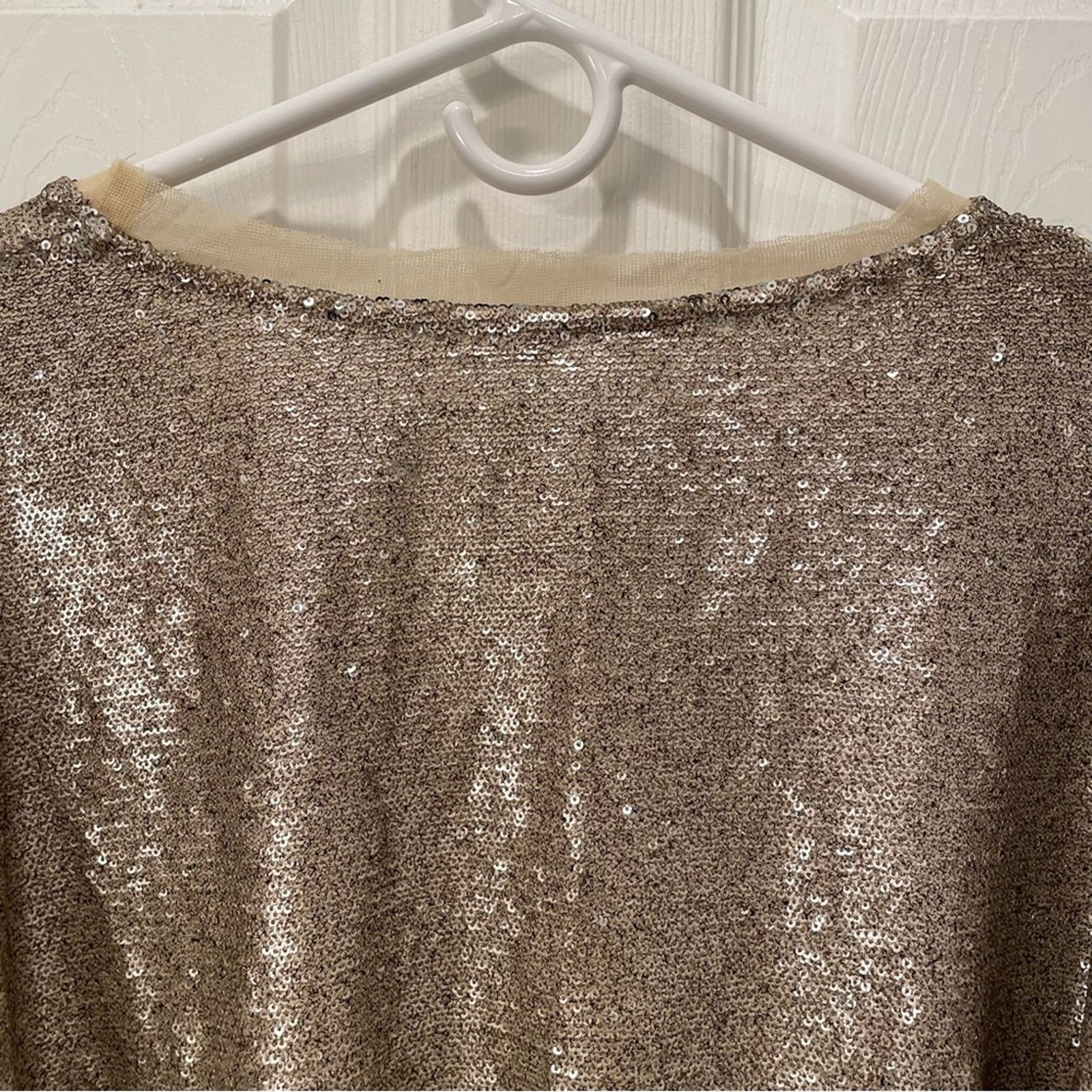 Free People Free People Champagne Dreams Sequin Top Size S / US 4 / IT 40 - 5 Thumbnail
