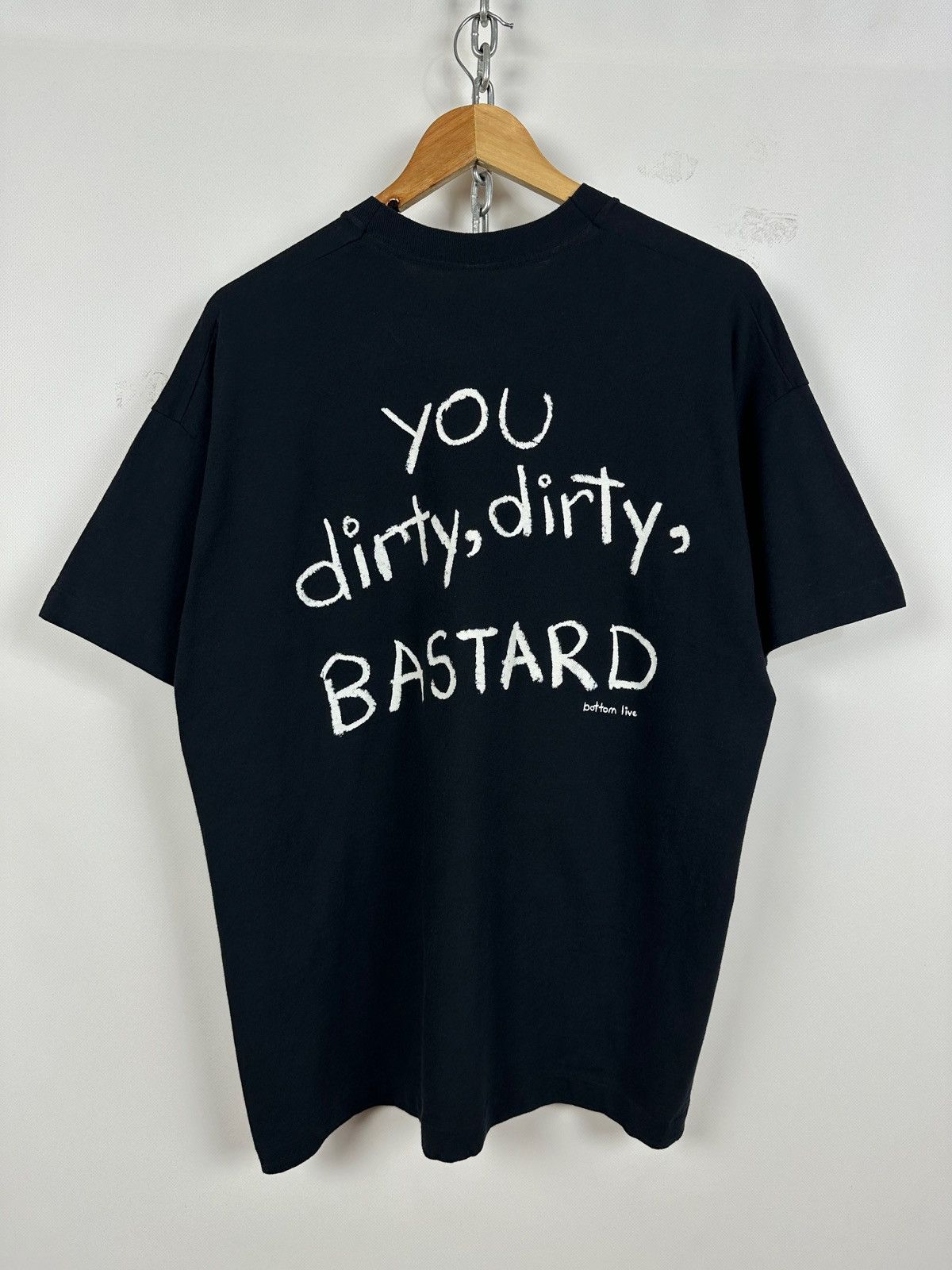 Vintage Vintage Richie + Eddie Are Arseholes Bottom Live T-Shirt Size US XL / EU 56 / 4 - 2 Thumbnail