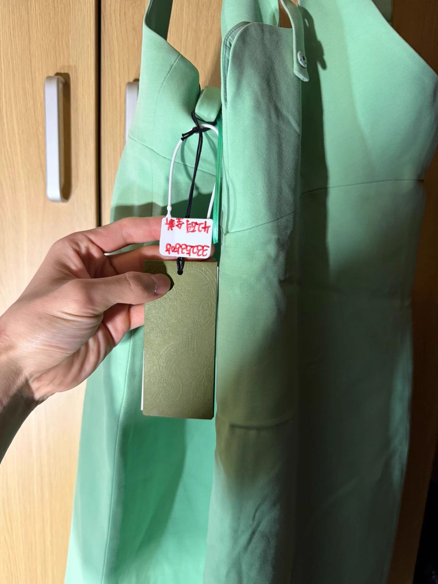 Gucci Gucci mint green silk & wool tailored dress, new, 42 Size M / US 6-8 / IT 42-44 - 2 Thumbnail